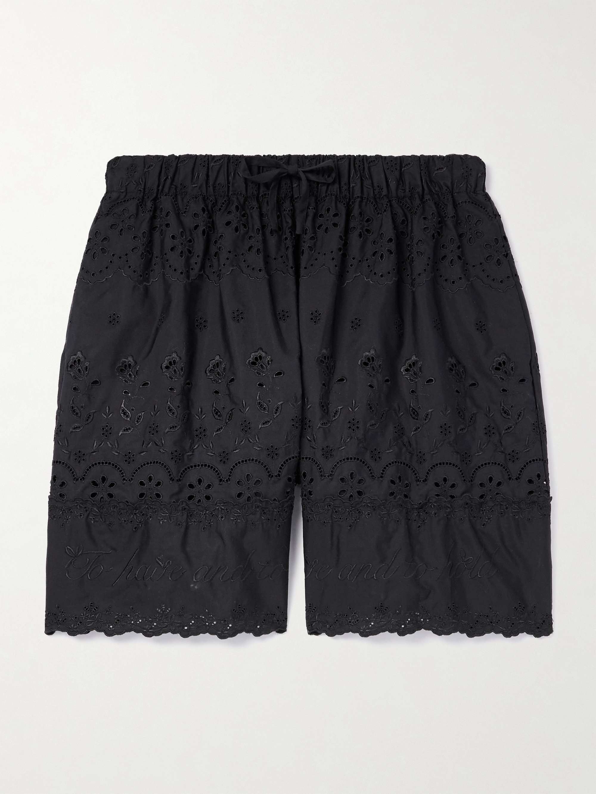 Marni logo-appliqué twill shorts - Grey