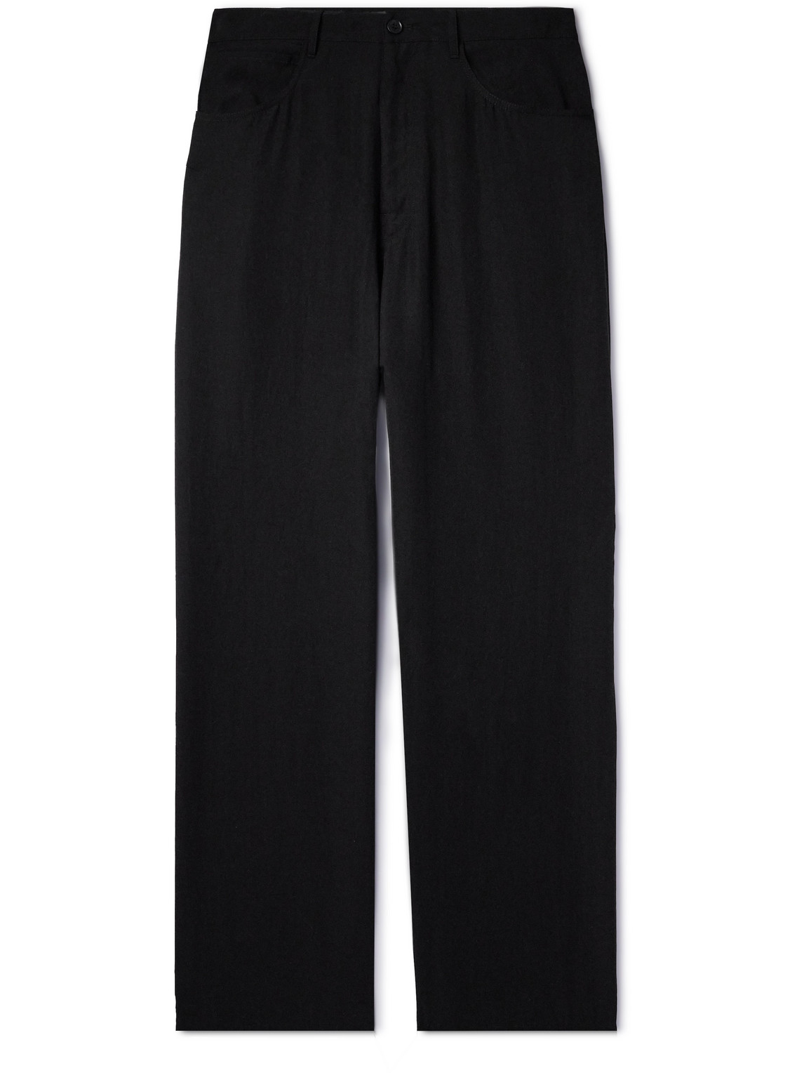 Straight-Leg Lyocell-Poplin Trousers