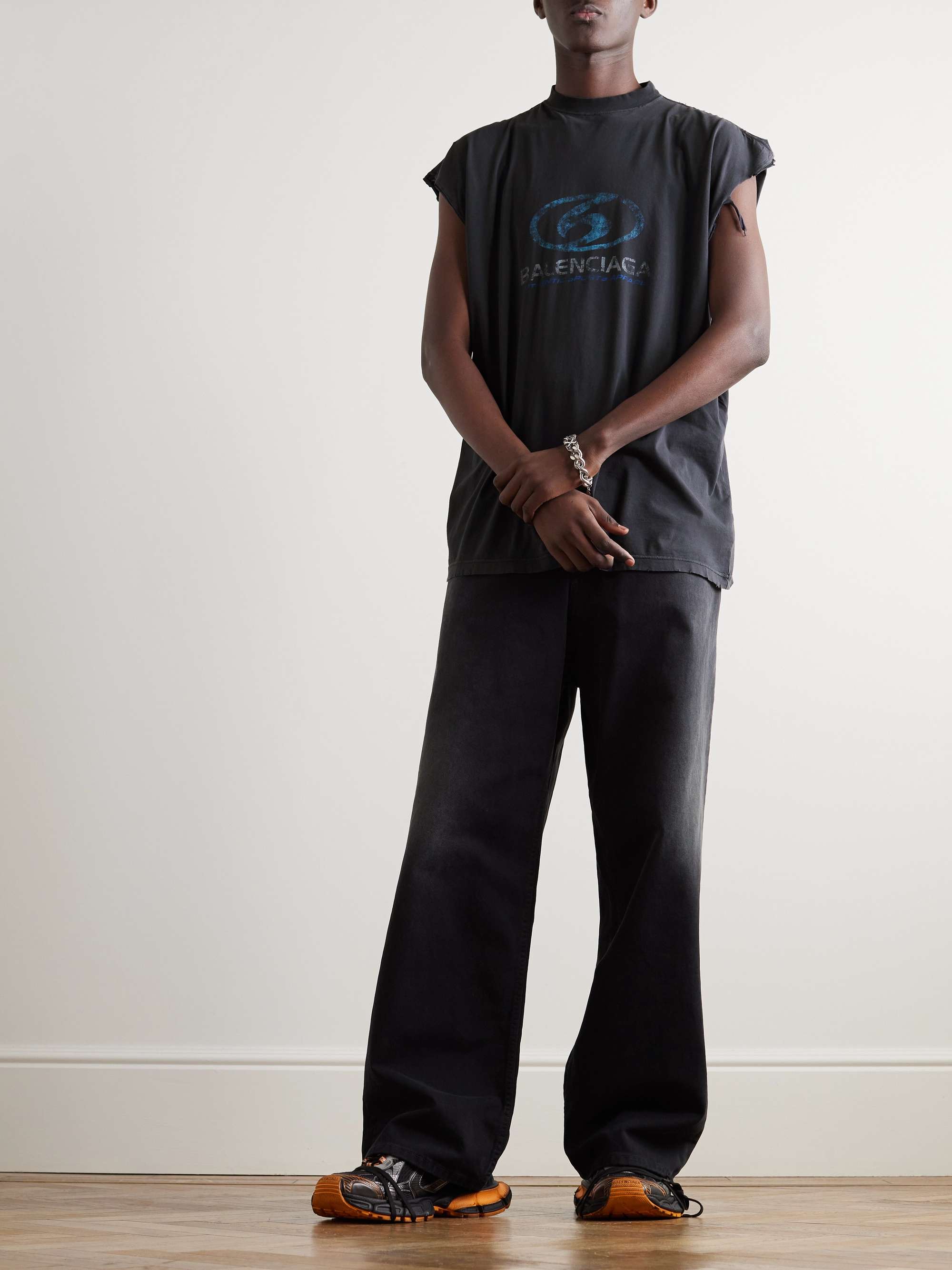 Balenciaga shirt on deals top of shirt