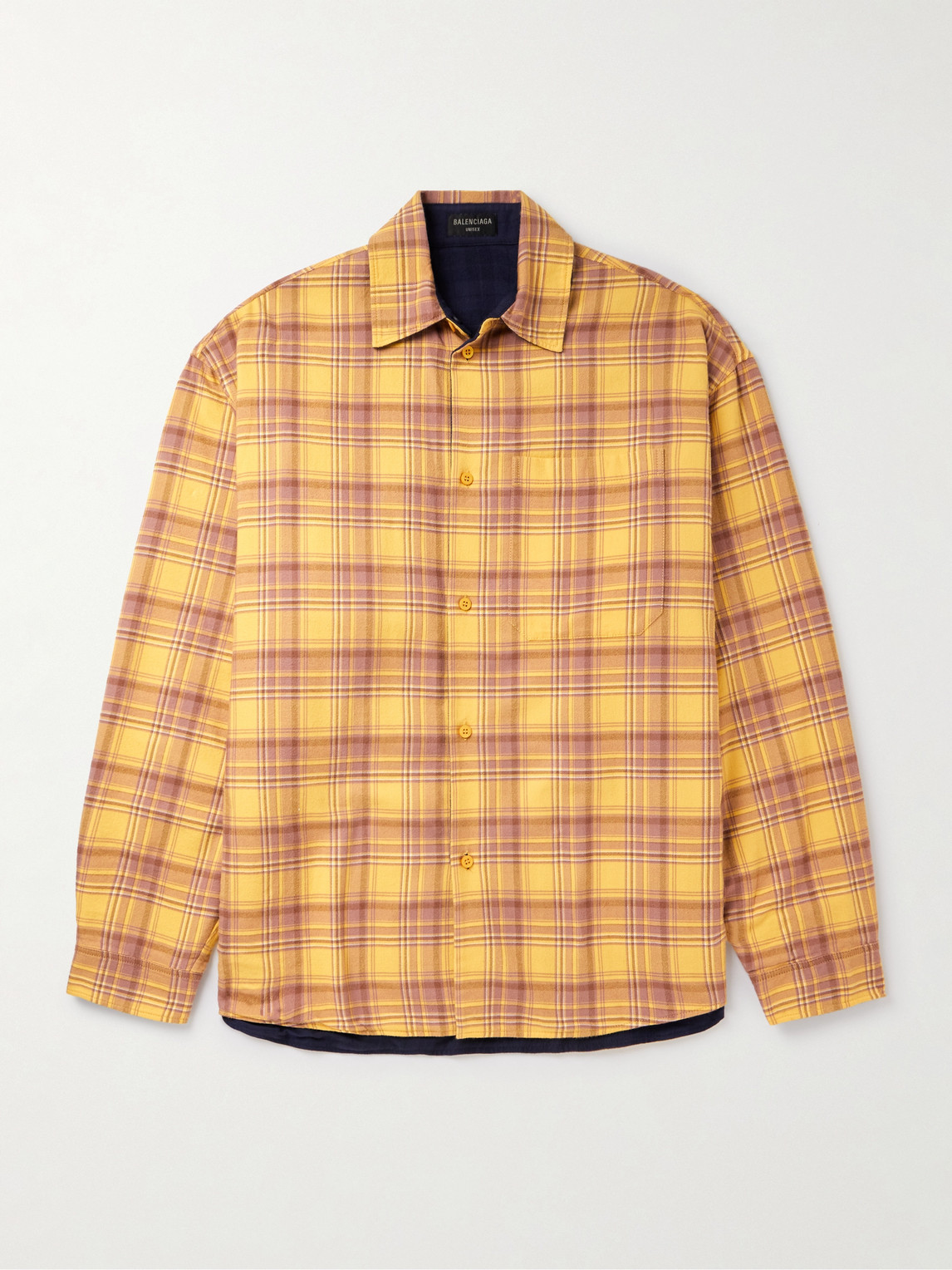 Balenciaga Reversible Checked Cotton-Flannel hirt - Men