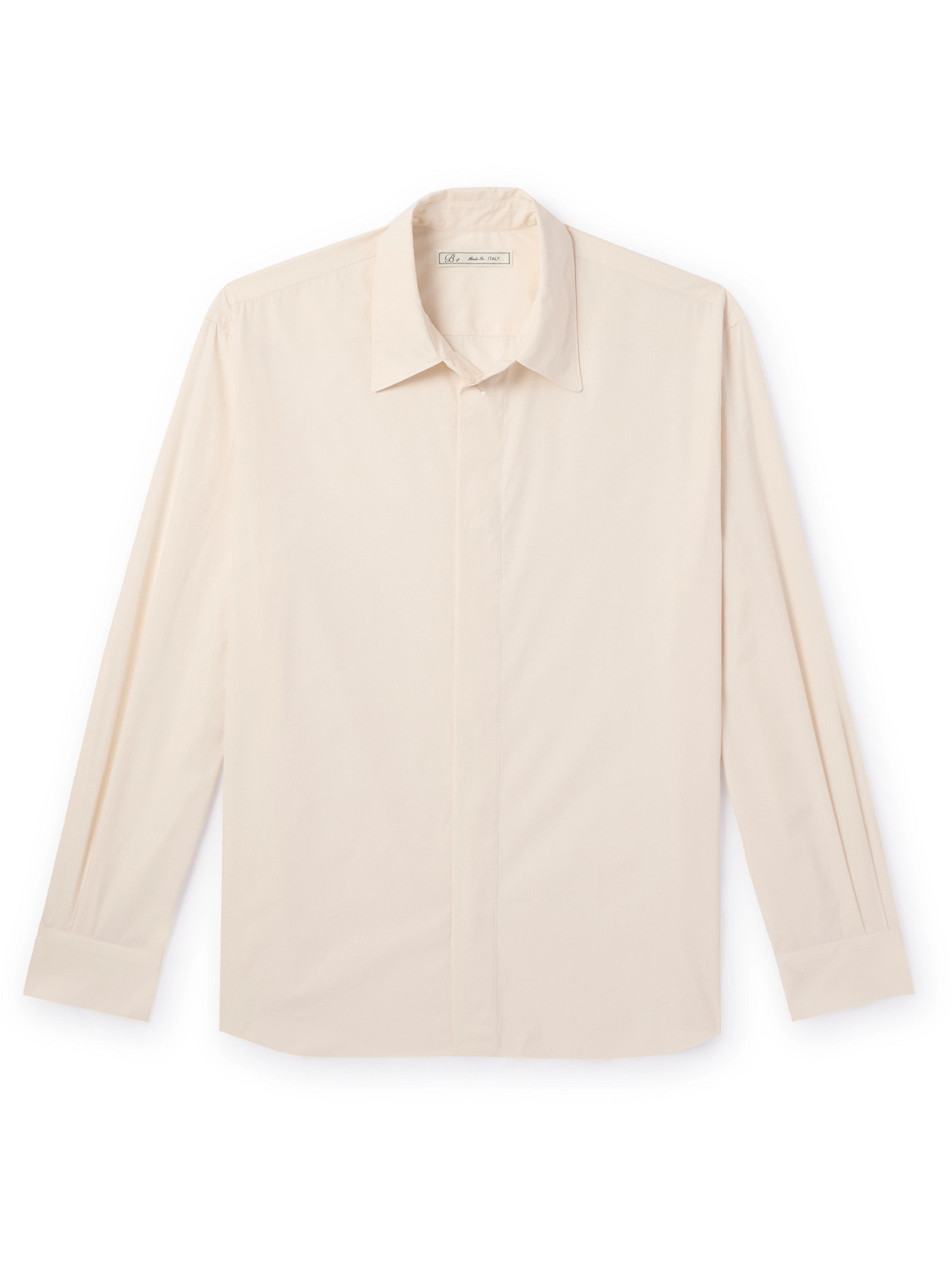 Umit Benan B+ Cotton-poplin Shirt In White