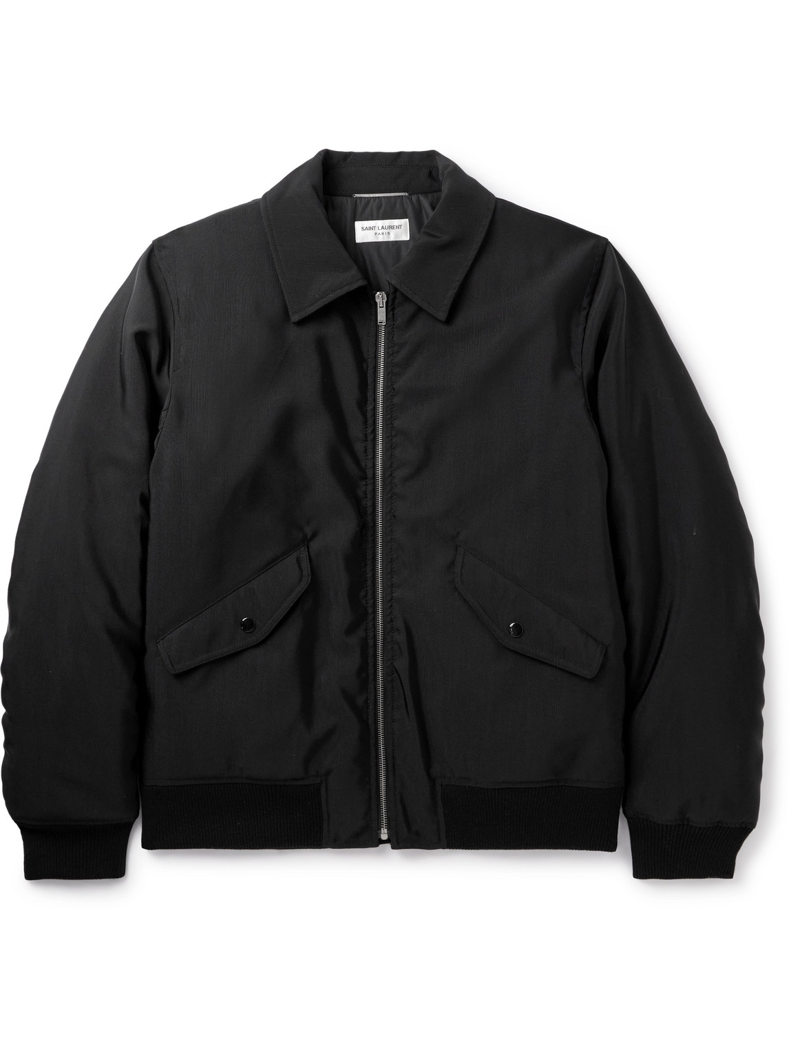 Padded Twill Bomber Jacket