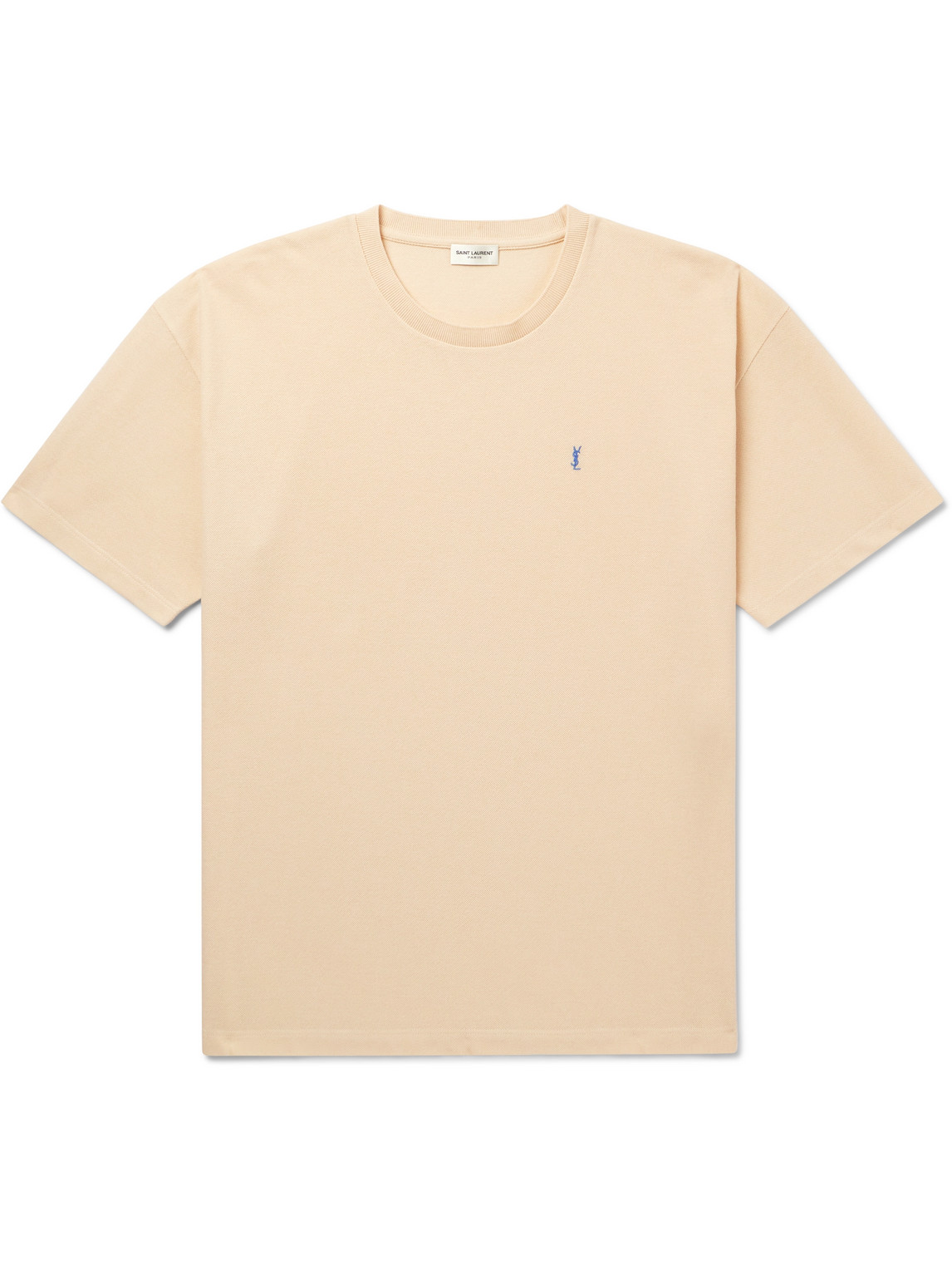 Logo-Embroidered Cotton-Piqué T-Shirt
