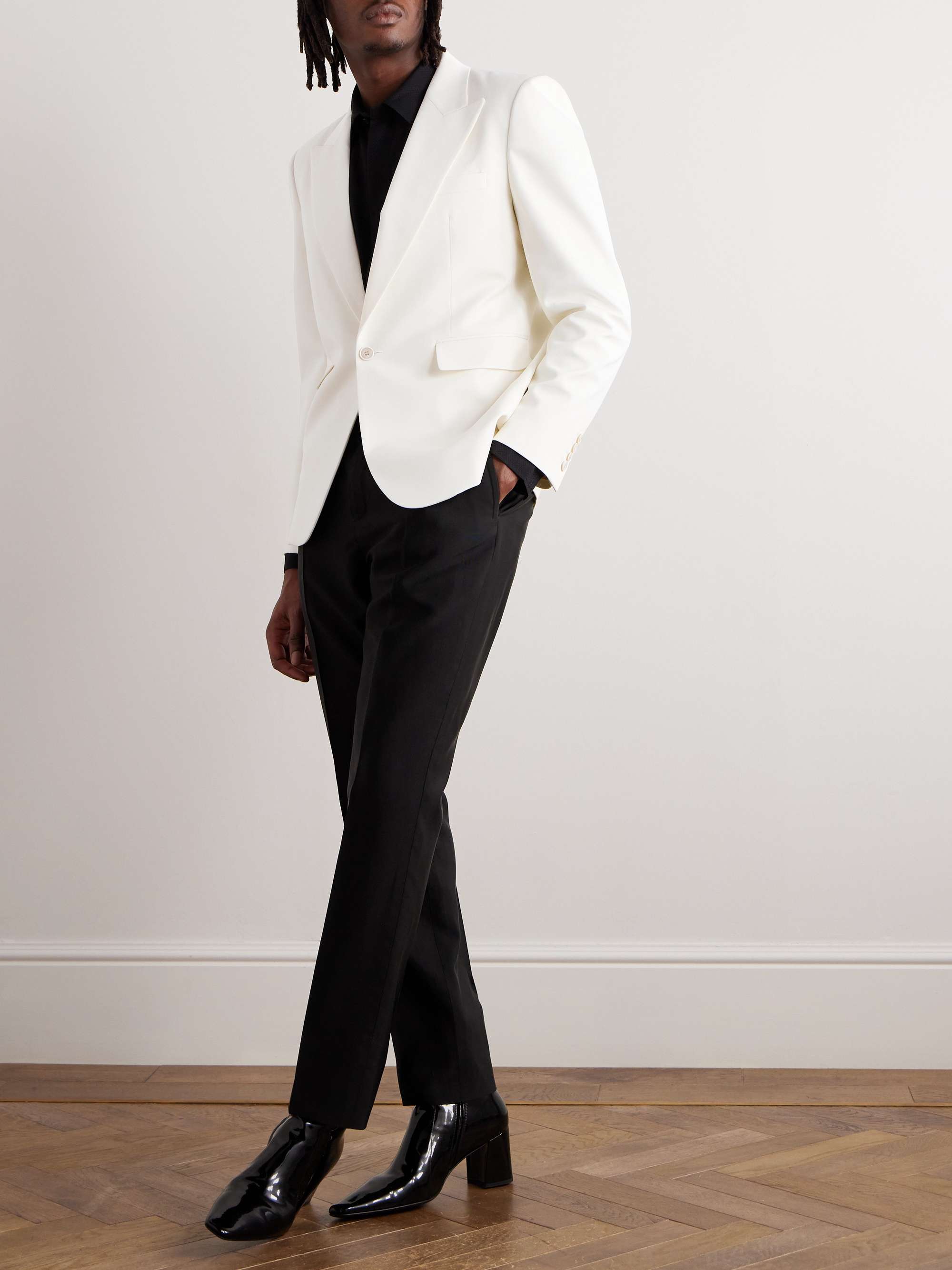 Atticus II silk twill suit pants