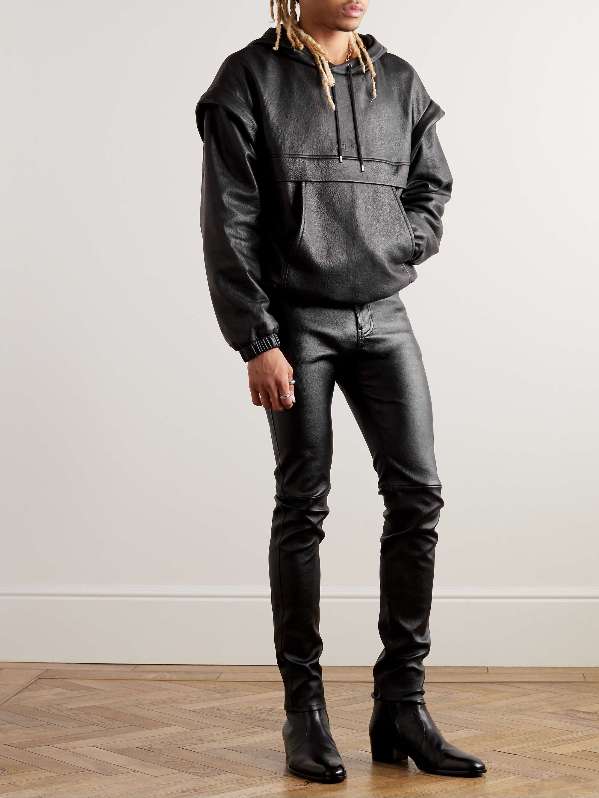 Ysl cropped 2025 hoodie