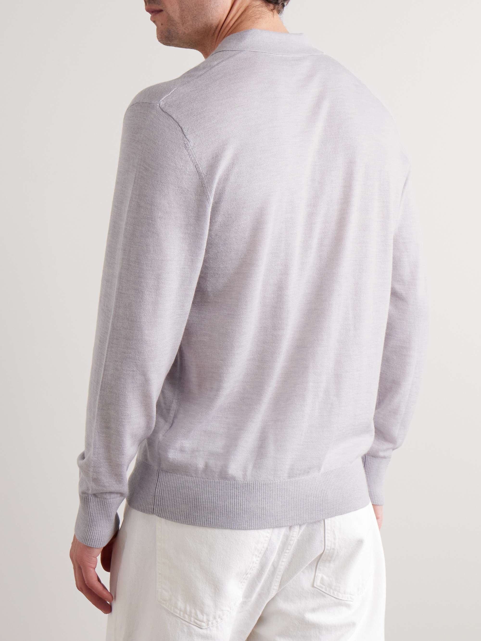 JAMES PERSE Cashmere Polo Shirt for Men | MR PORTER