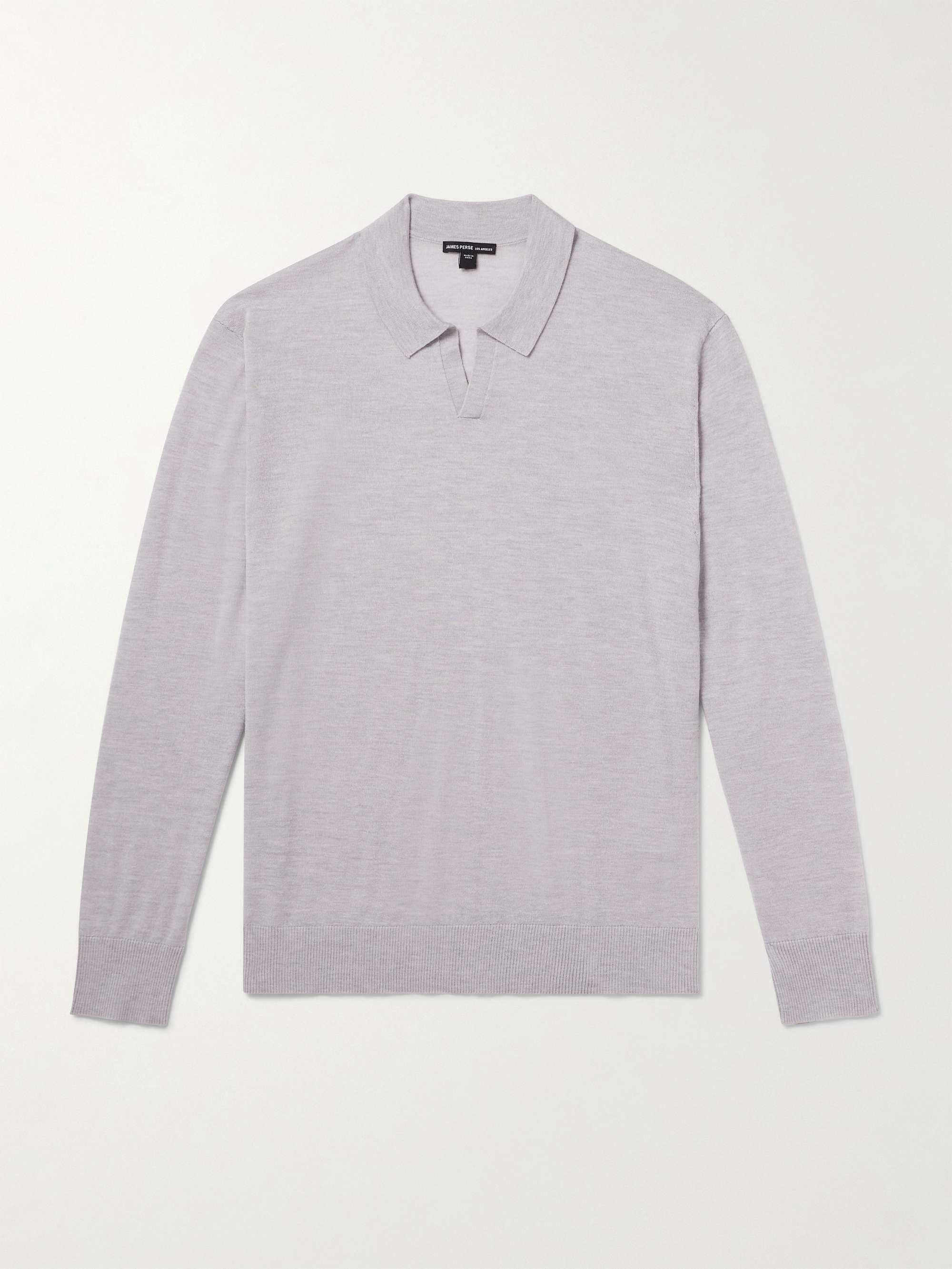 JAMES PERSE Cashmere Polo Shirt for Men | MR PORTER