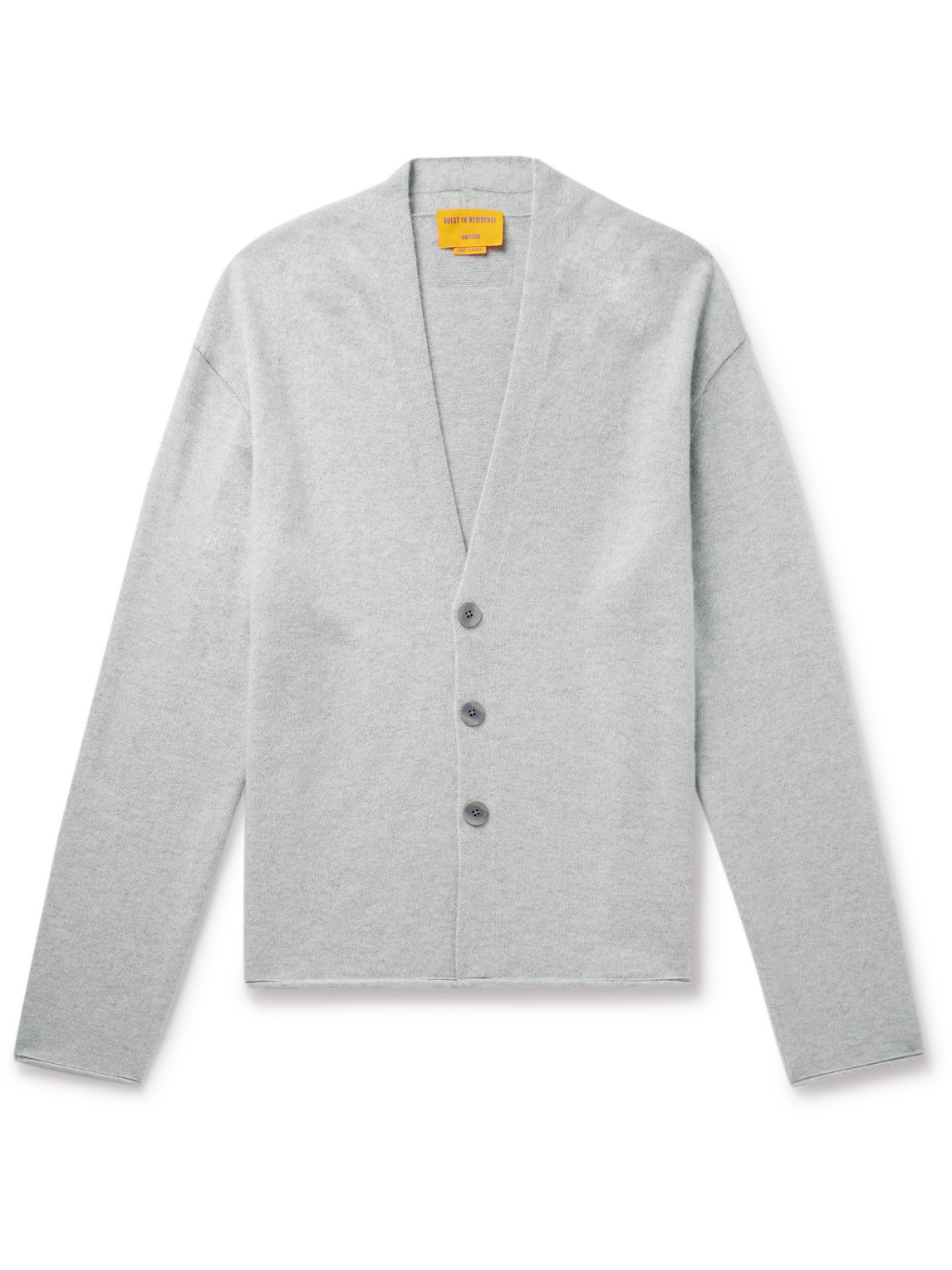 Guest In Residence Everywear Cashmere Cardigan In Gray