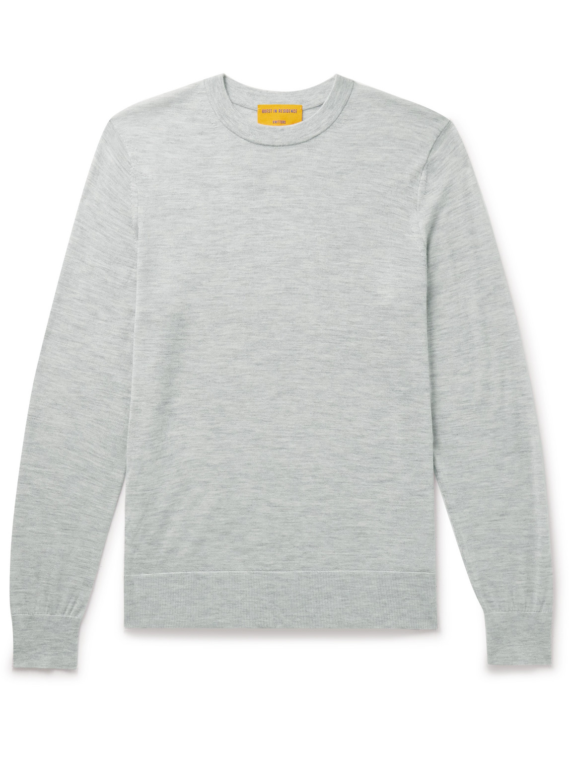 Guest In Residence Airy True Slim-fit Cashmere Jumper In Grey
