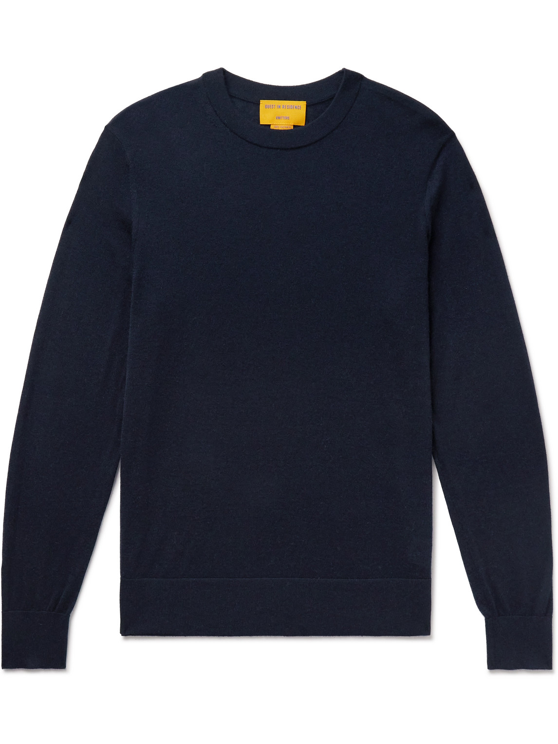 Guest In Residence Airy True Slim-fit Cashmere Sweater In Blue