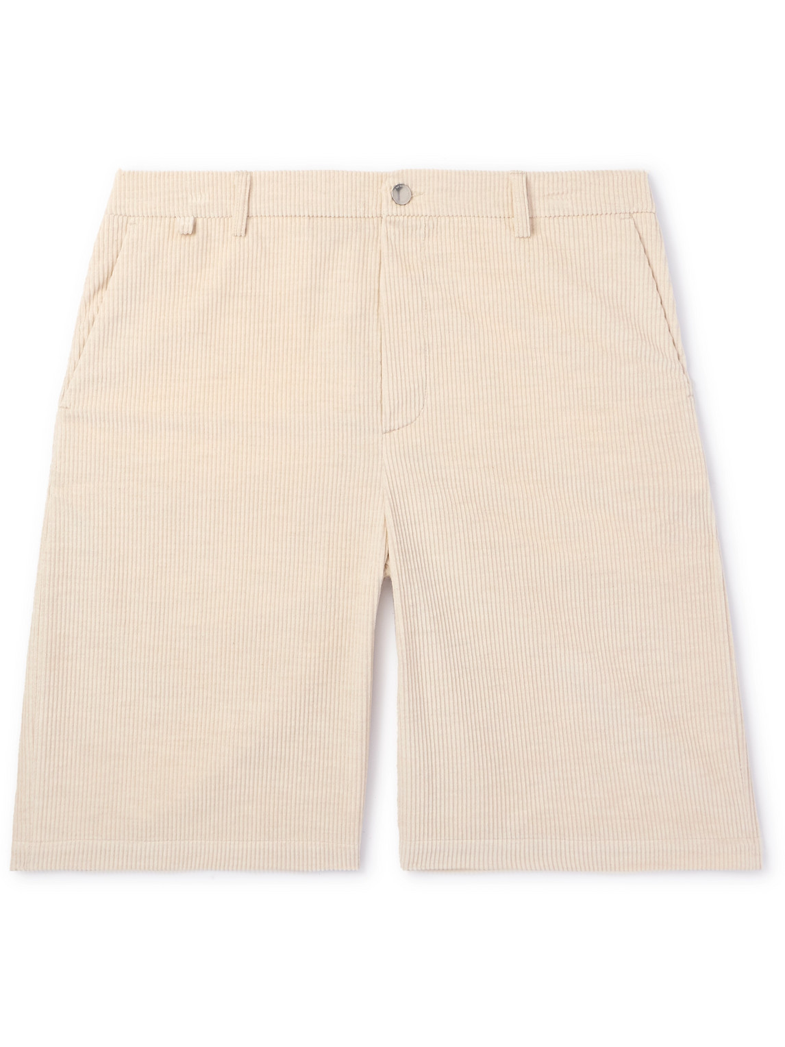 A Kind Of Guise Dejan Cotton-corduroy Shorts In White