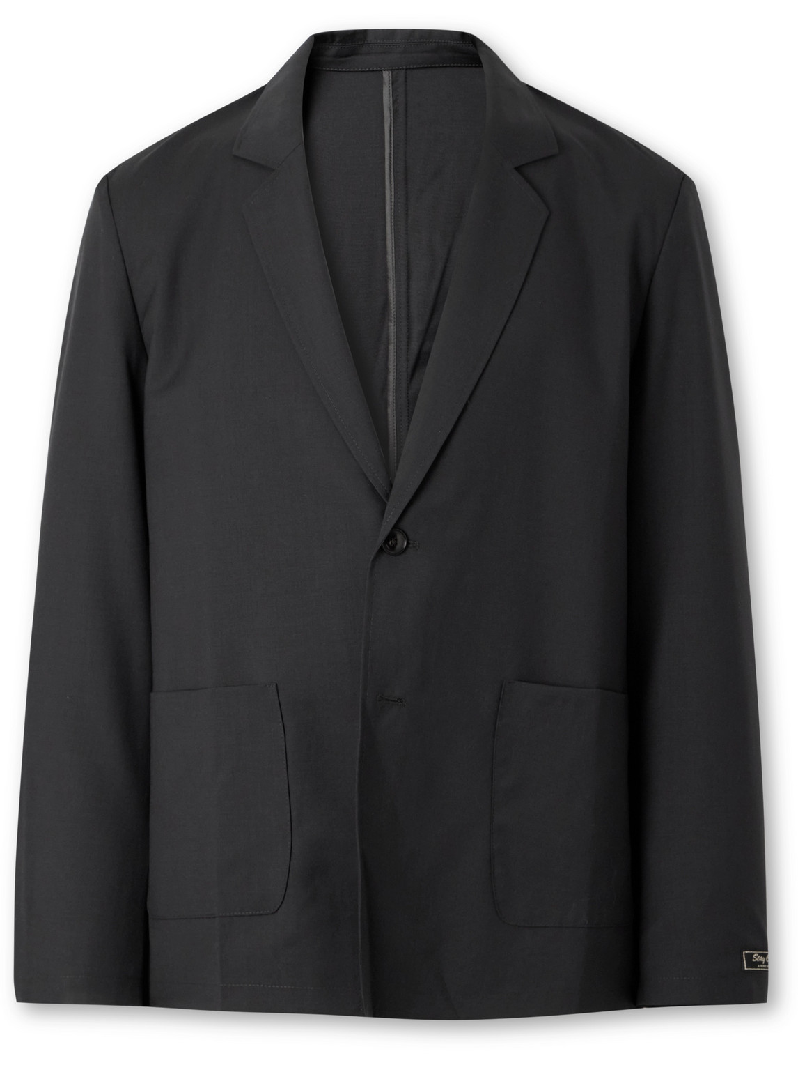 Unstructured Wool Blazer