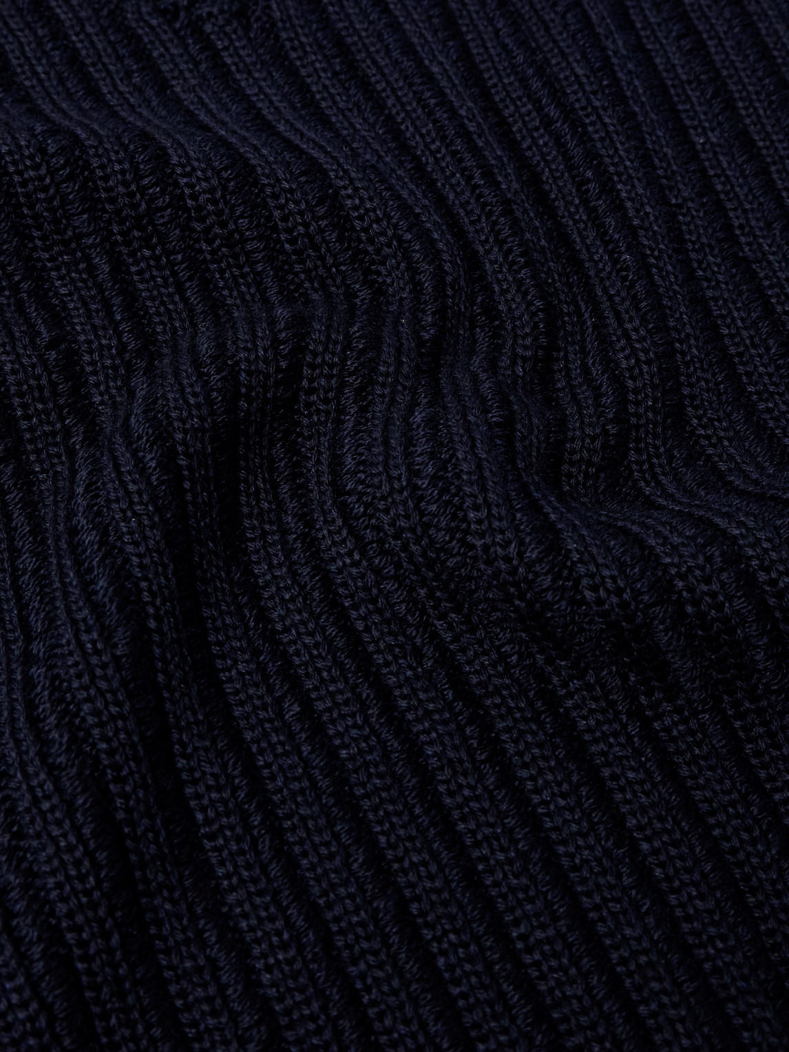 Shop A Kind Of Guise Saimir Ribbed Merino Wool And Silk-blend Sweater In Blue