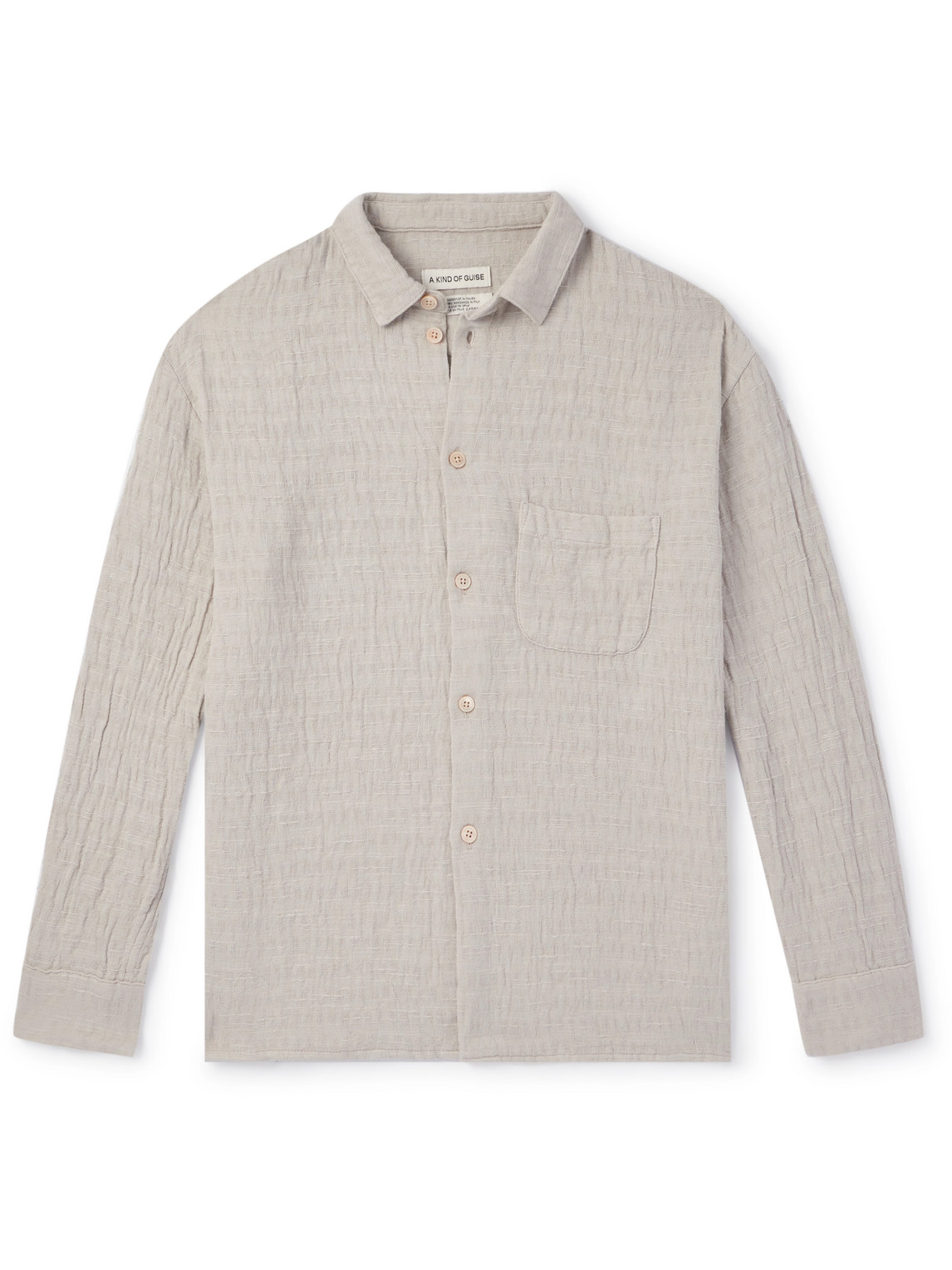 Gusto Cotton and Hemp-Blend Shirt