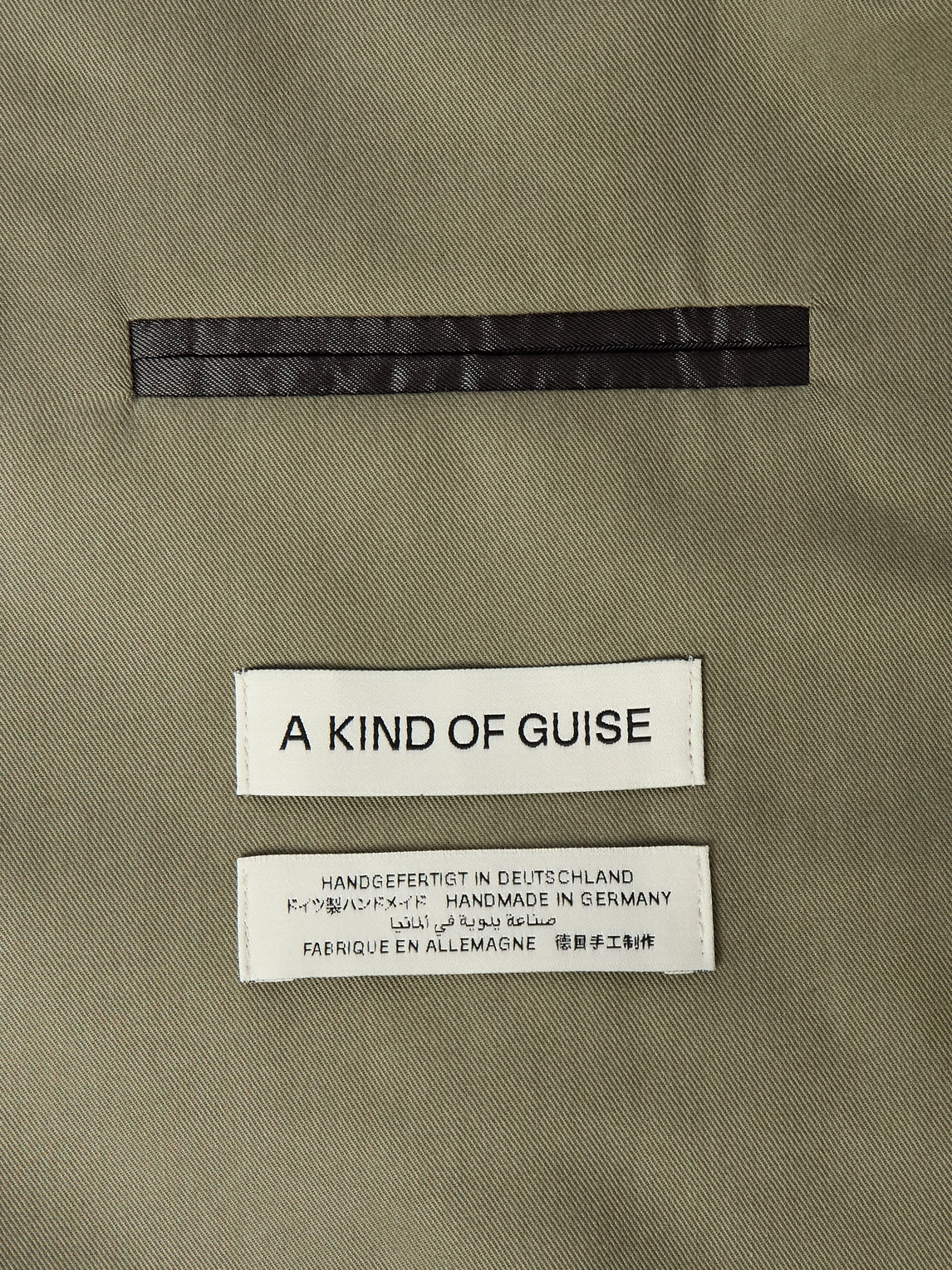 Shop A Kind Of Guise Shinji Lyocell And Cotton-blend Suit Jacket In Green