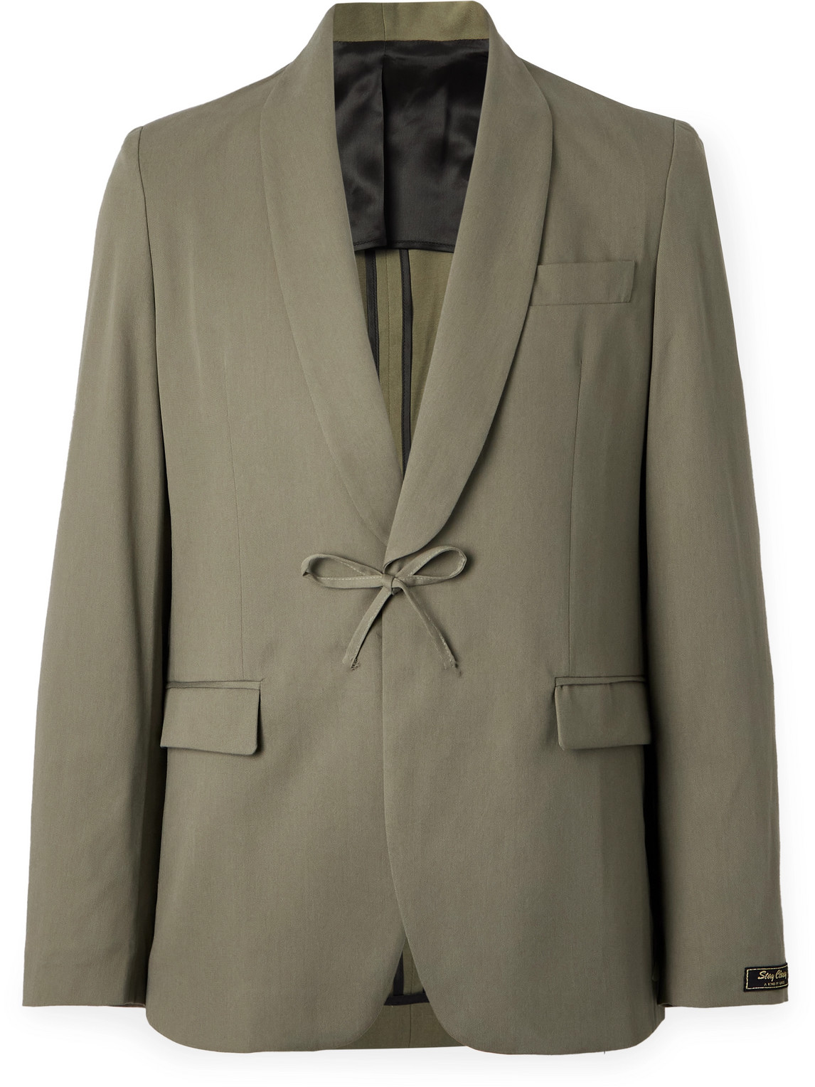 A Kind Of Guise Shinji Lyocell And Cotton-blend Suit Jacket In Green