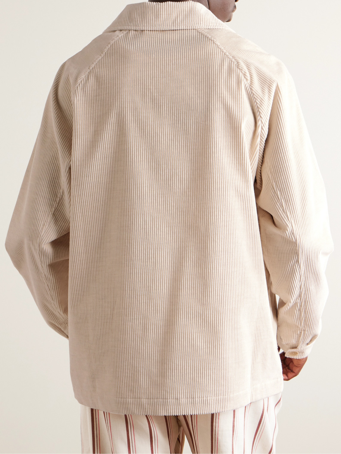Shop A Kind Of Guise Jetmir Cotton-corduroy Jacket In Neutrals
