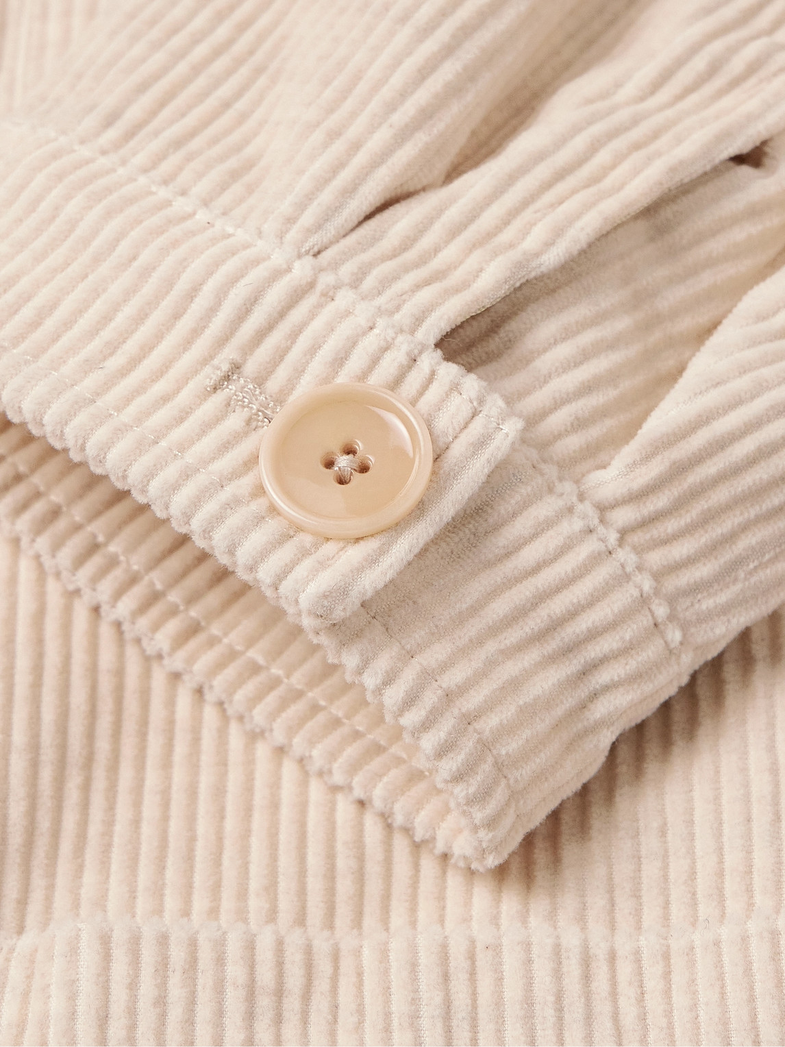 Shop A Kind Of Guise Jetmir Cotton-corduroy Jacket In Neutrals