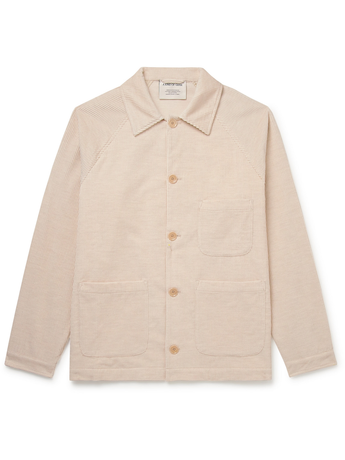 A Kind Of Guise Jetmir Cotton-corduroy Jacket In Neutrals