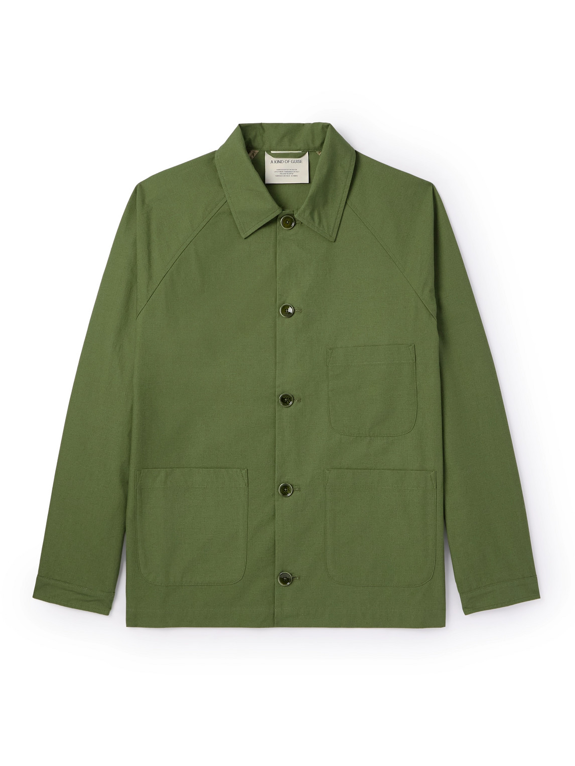 Shop A Kind Of Guise Jetmir Cotton Jacket In Green