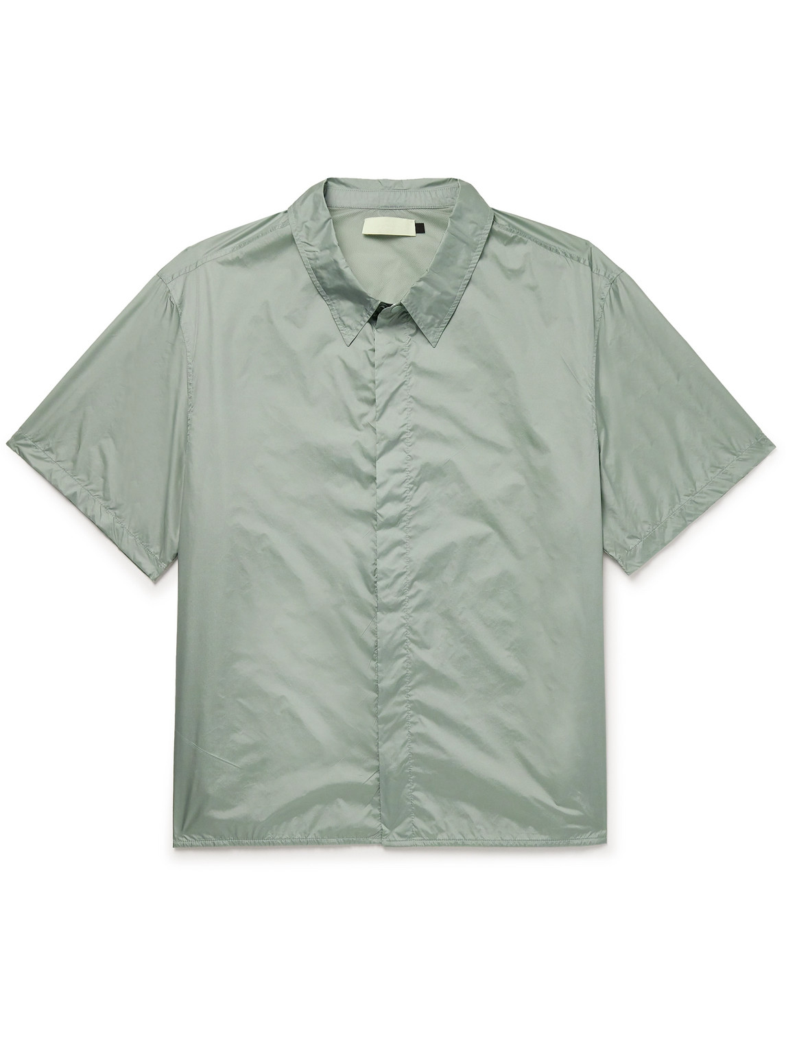 Amomento Nylon Shirt In Green