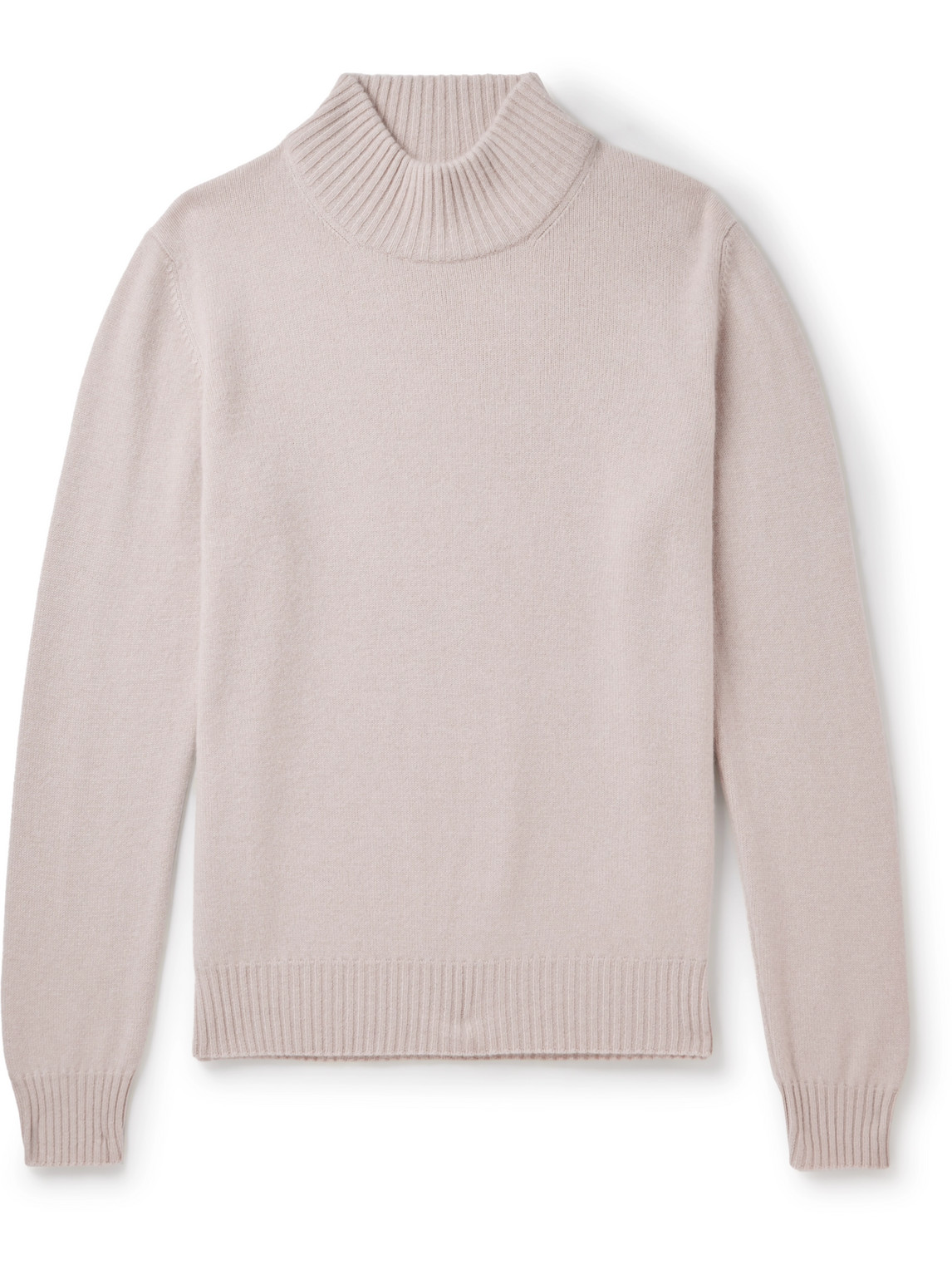 Ghiaia Cashmere Cashmere Mock-neck Sweater In Neutrals