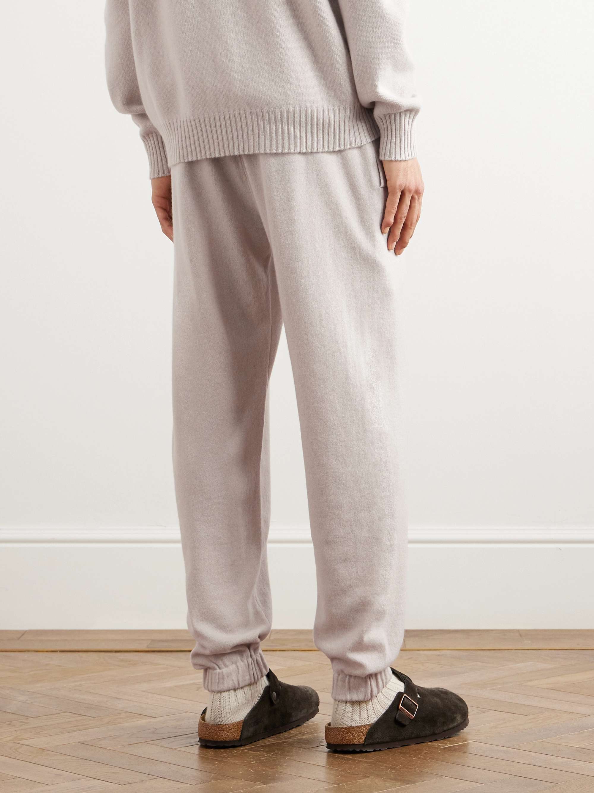 GHIAIA CASHMERE Tapered Cashmere Sweatpants