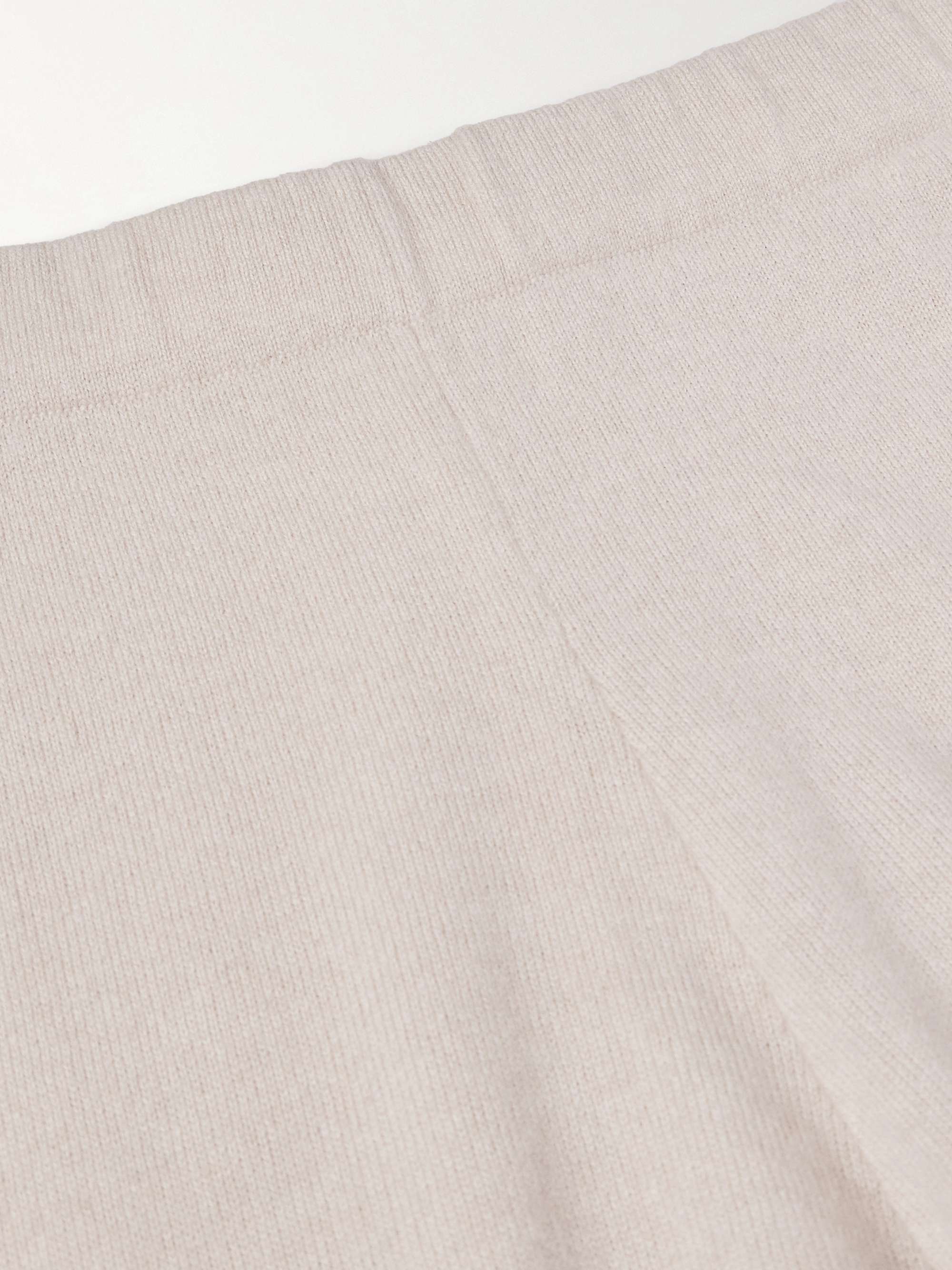 GHIAIA CASHMERE Tapered Cashmere Sweatpants