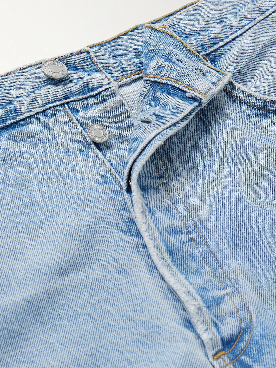 Shop Agolde 90's Straight-leg Distressed Jeans In Blue