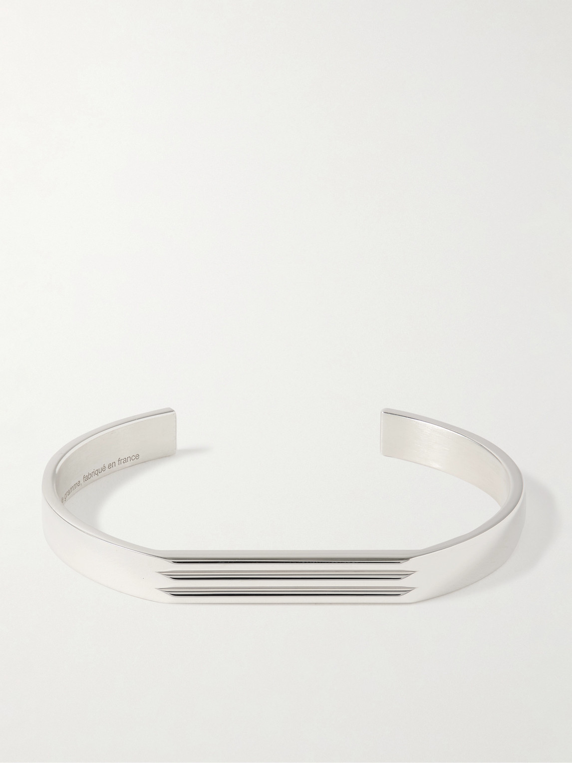 Le Gramme Godron 21g Recycled Sterling Silver Cuff