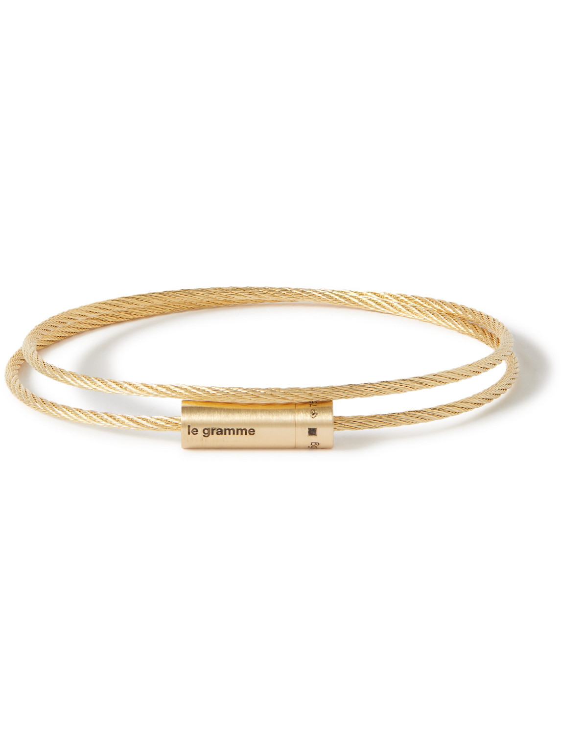 Le Gramme 21g 18-karat Recycled Gold Bracelet