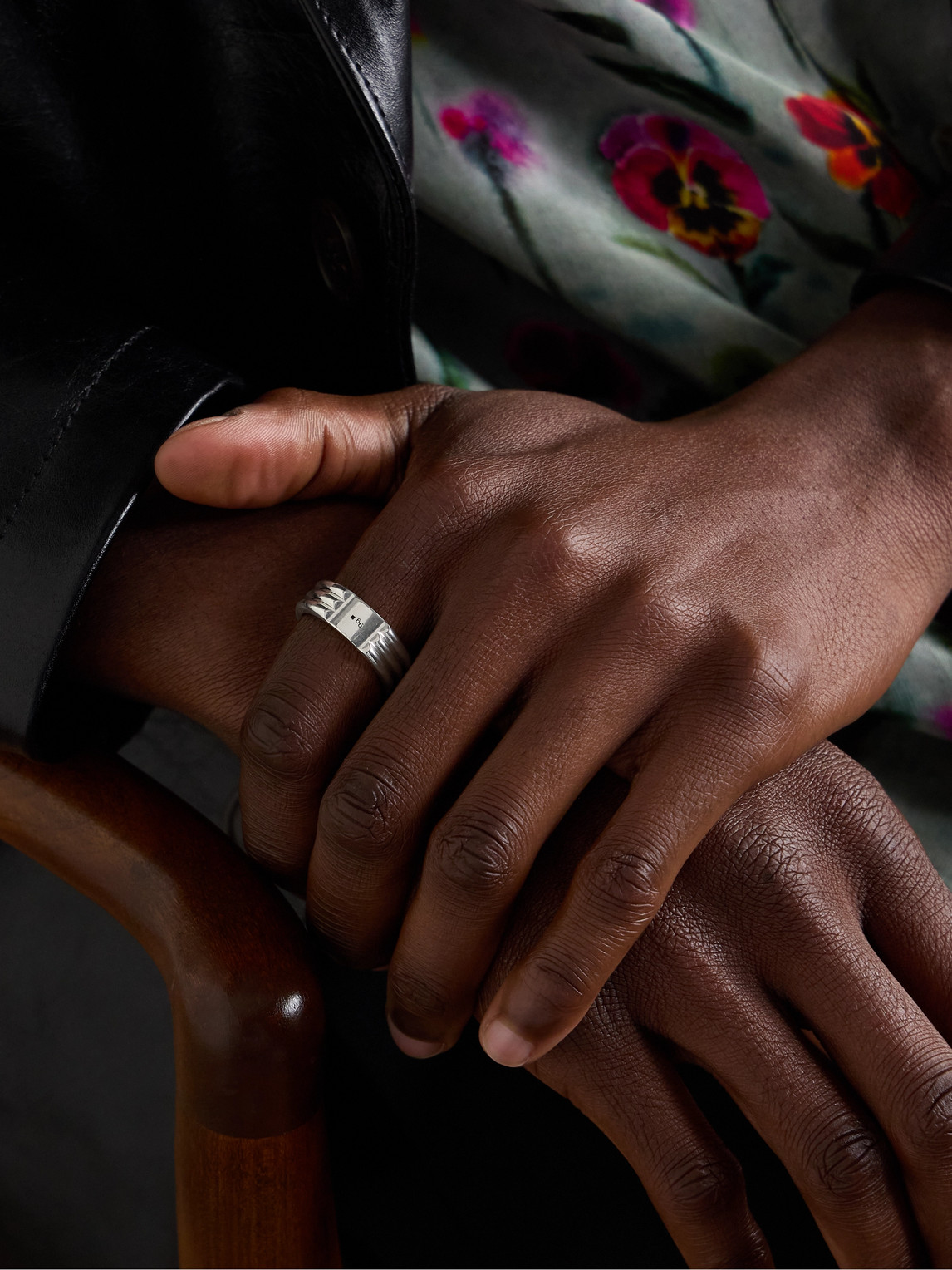Le Gramme Godron 9g Recycled Sterling Silver Ring In Silver
