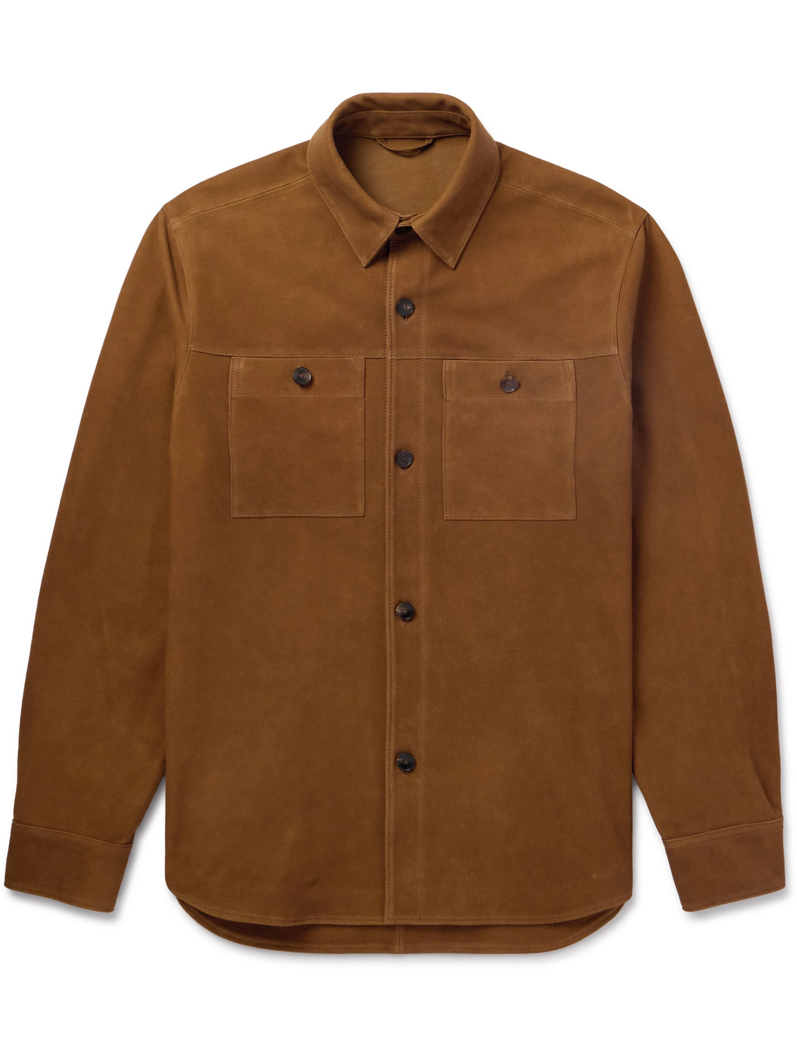 Suede Overshirt