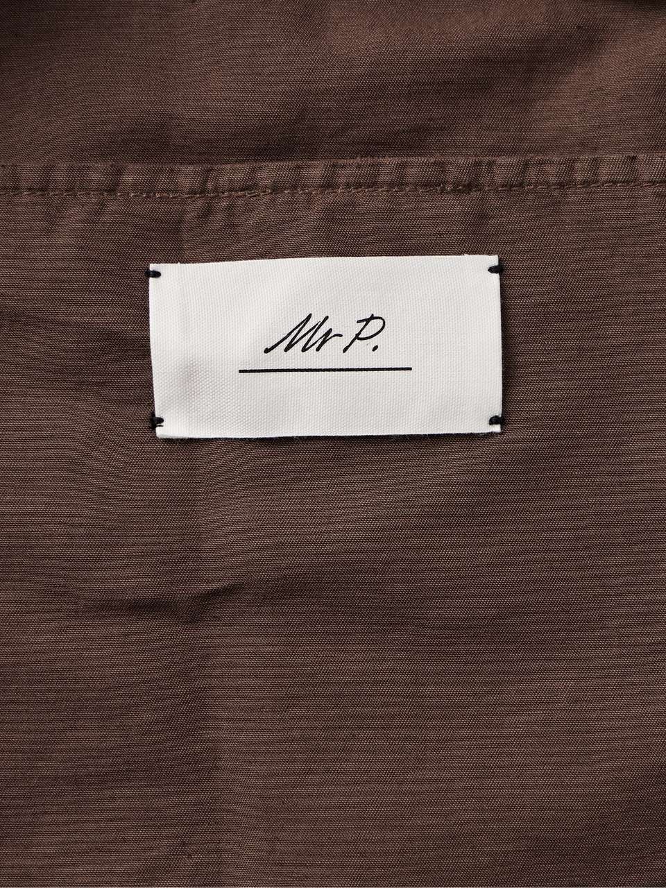 Garment-Dyed Cotton And Linen Outerwear With Monile Detail main image 1