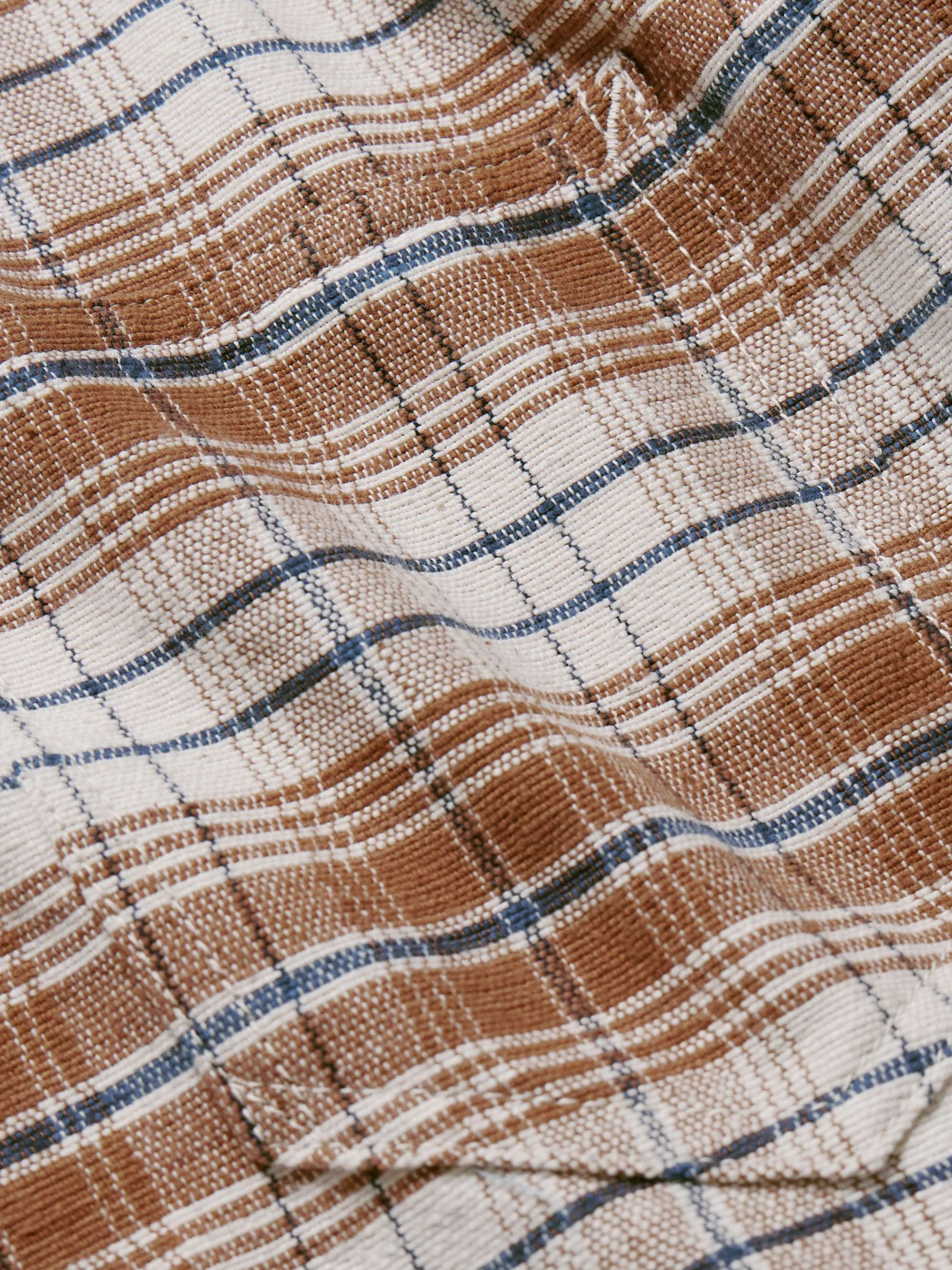STORY MFG. Sundae Checked Organic Cotton Jacket for Men | MR
