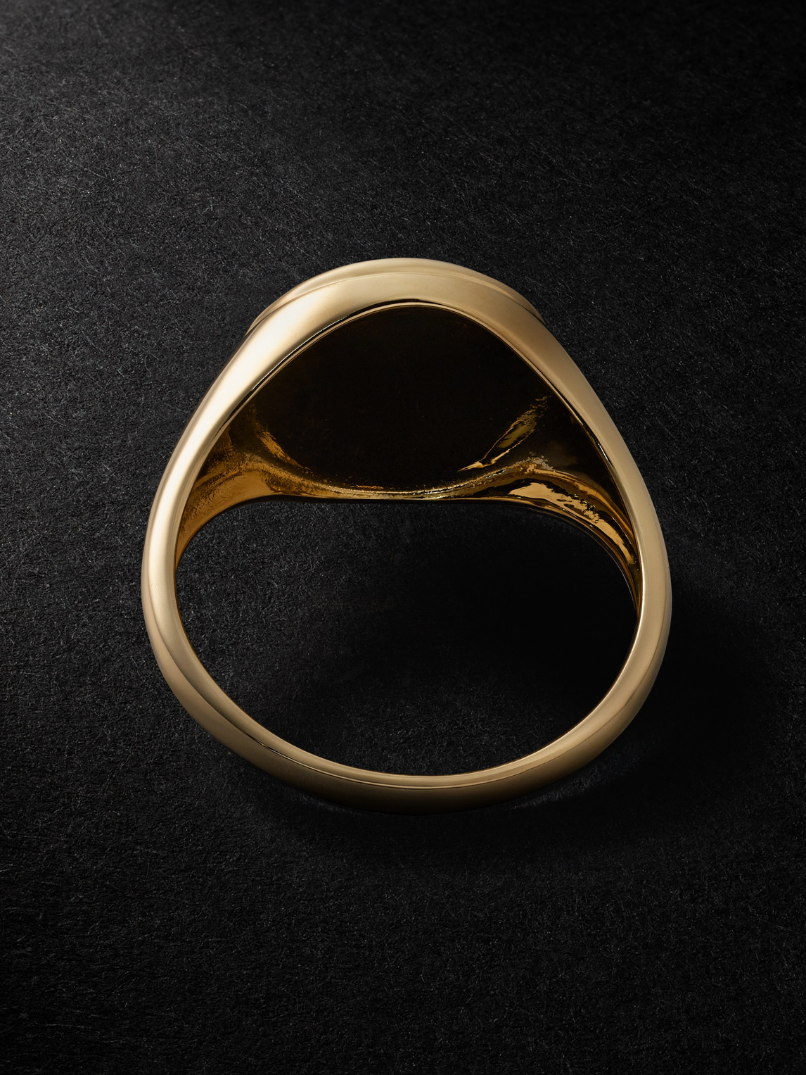 Shop Mateo Gold, Malachite And Diamond Signet Ring