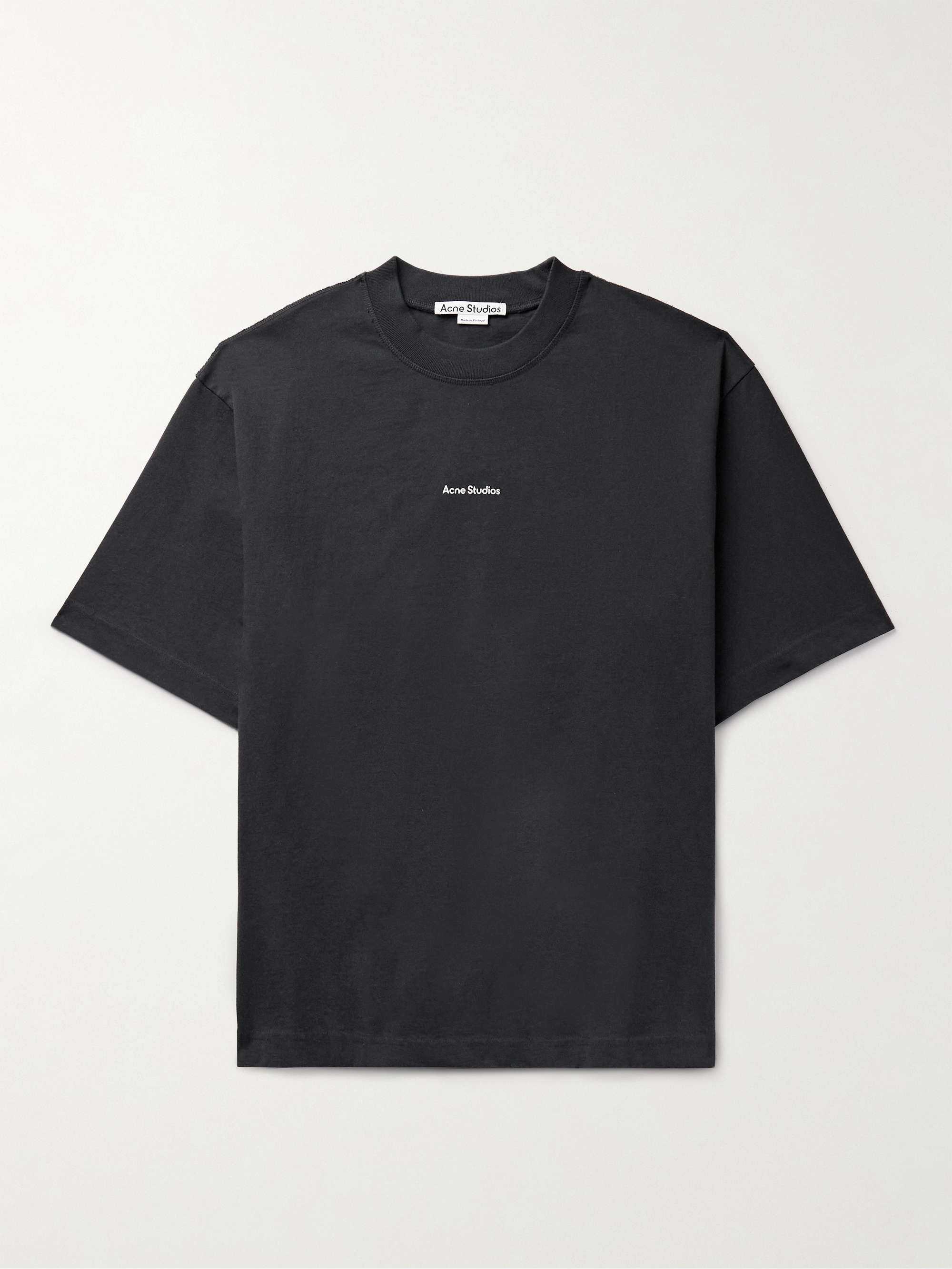 cotton logo t shirt