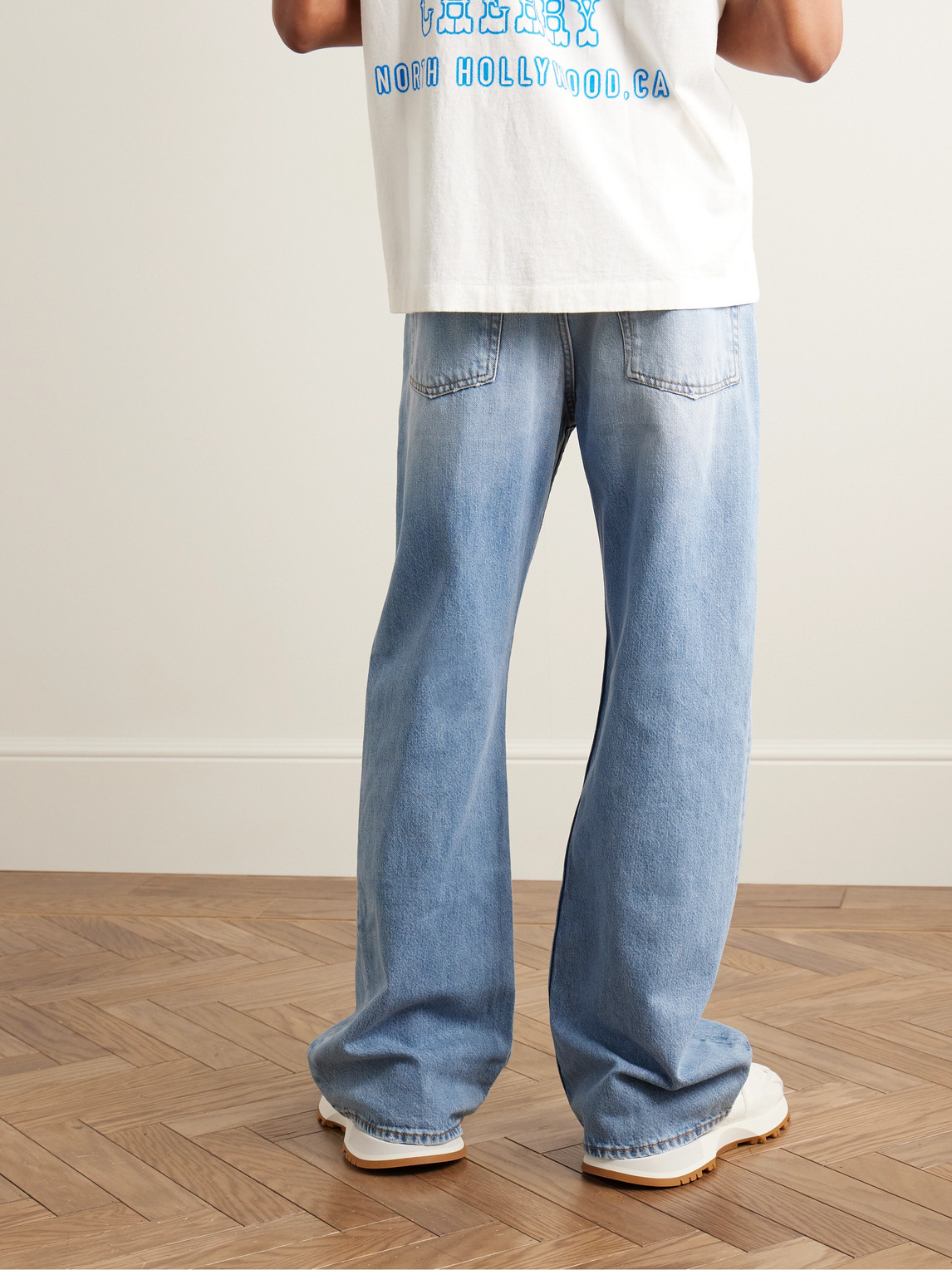  Acne Studios - 2021m Flared Distressed Jeans - Men - Blue - Uk/us 33 