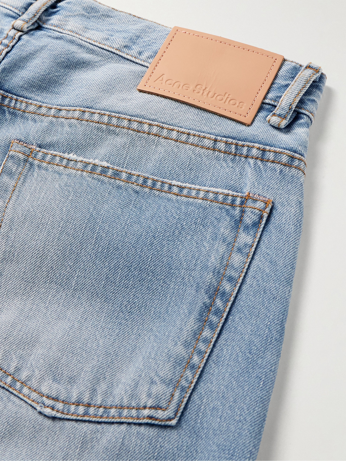  Acne Studios - 2021m Flared Distressed Jeans - Men - Blue - Uk/us 33 
