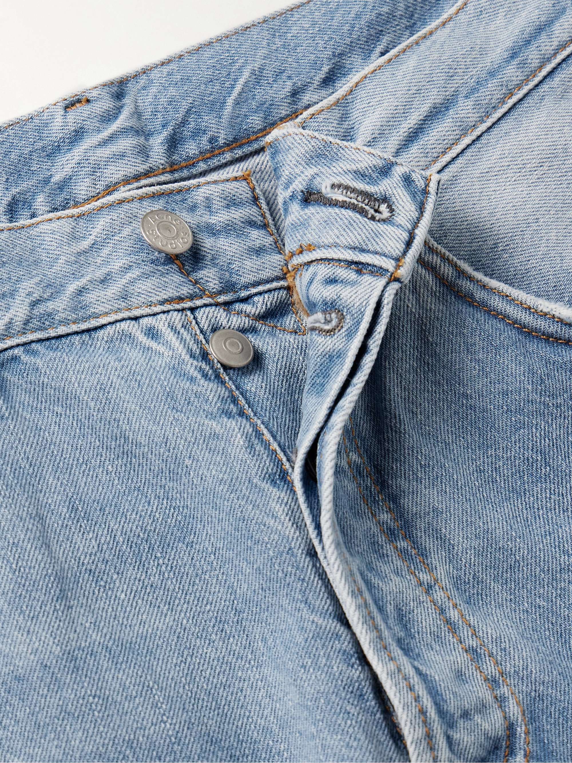 ACNE STUDIOS 2021M Flared Distressed Jeans for Men | MR PORTER