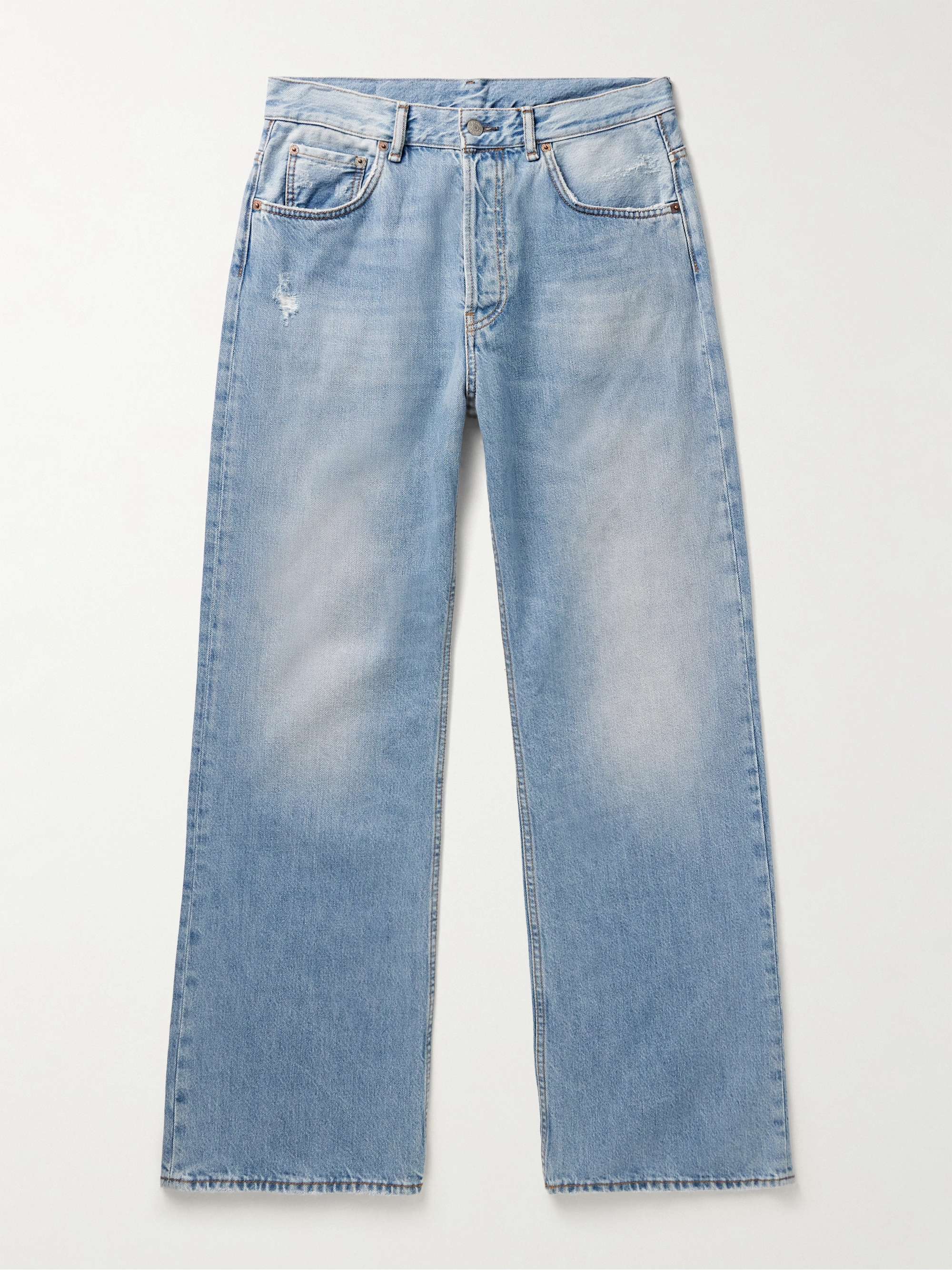 ACNE STUDIOS 2021M Flared Distressed Jeans for Men | MR PORTER