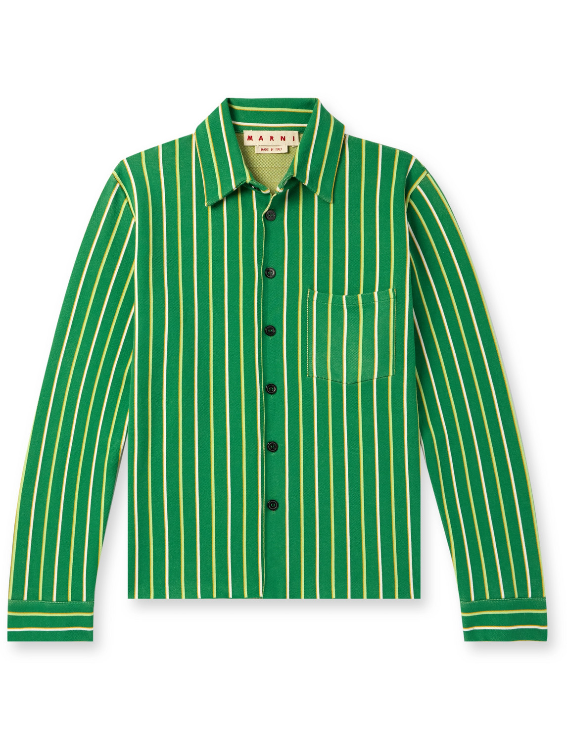 MARNI STRIPED WOVEN SHIRT