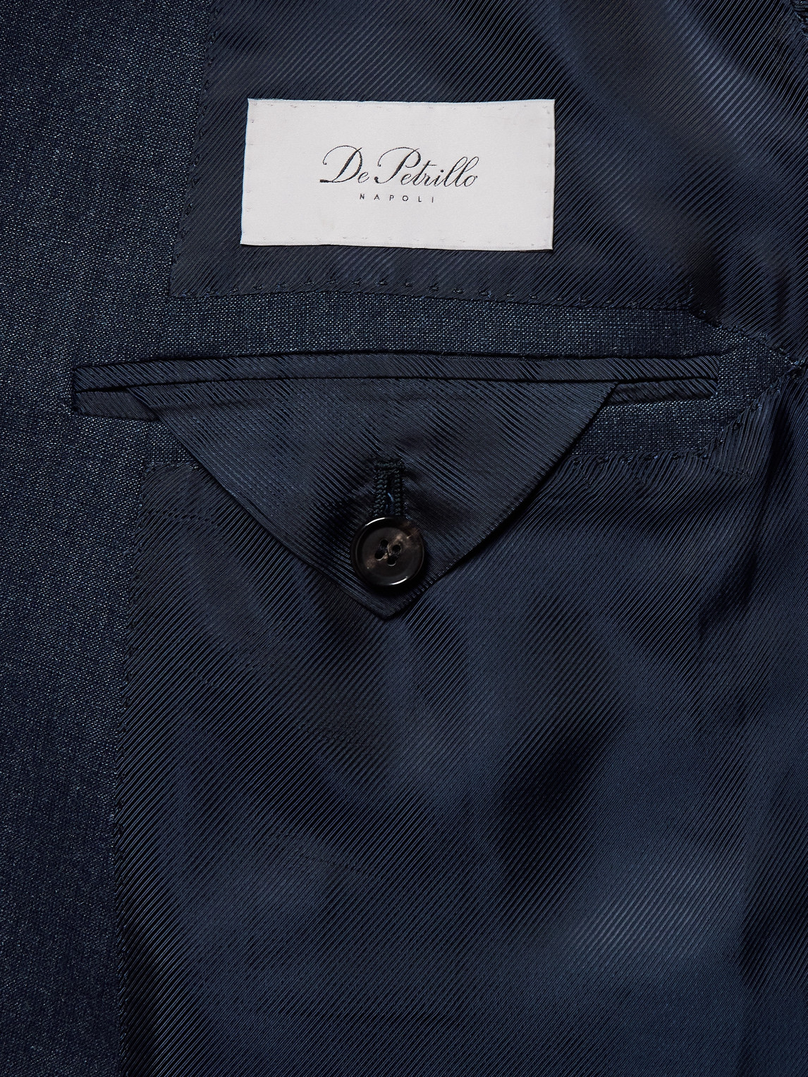 Shop De Petrillo Double-breasted Cashmere-blend Blazer In Blue