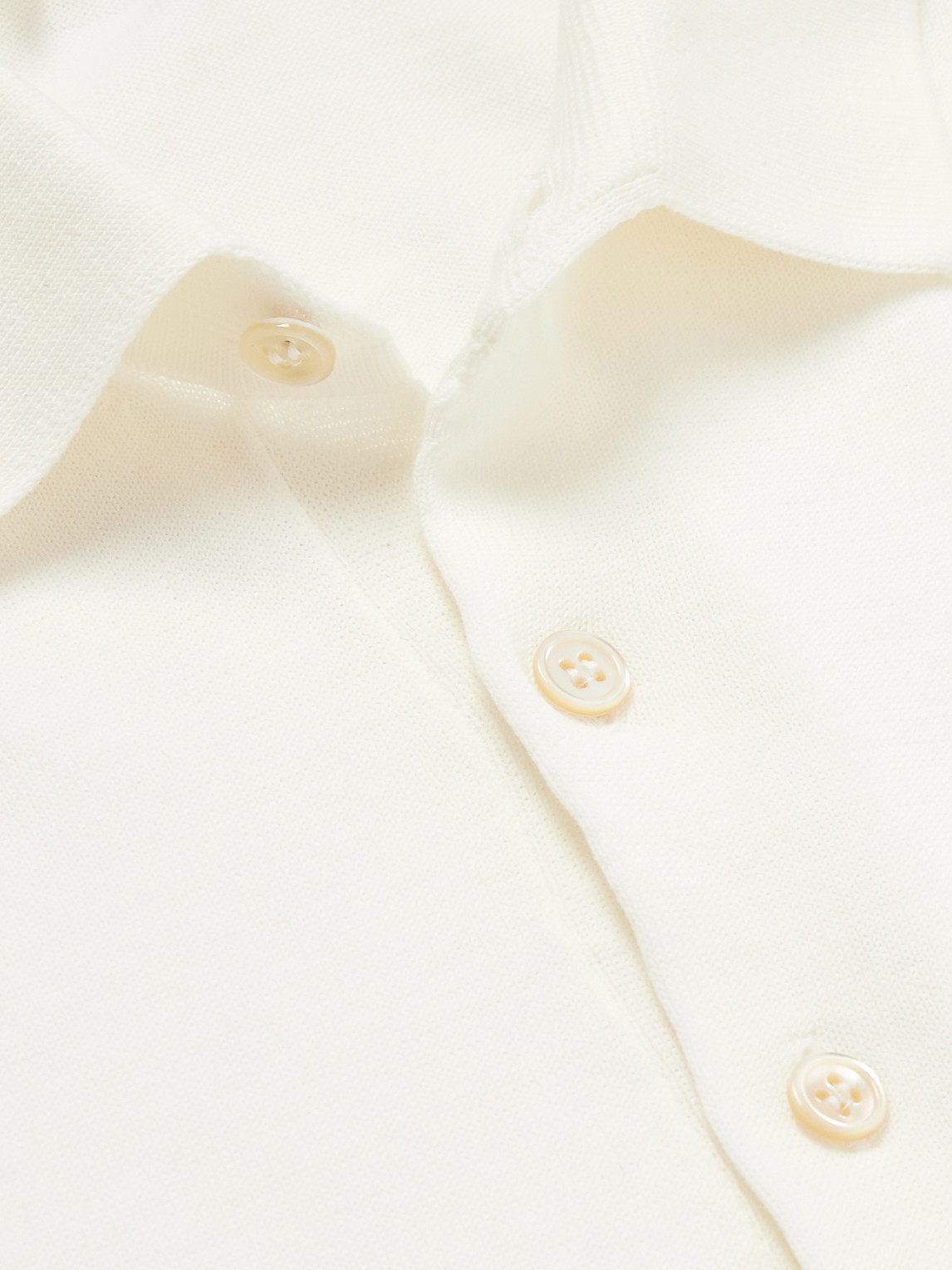 Shop De Petrillo Cotton Polo Shirt In Neutrals