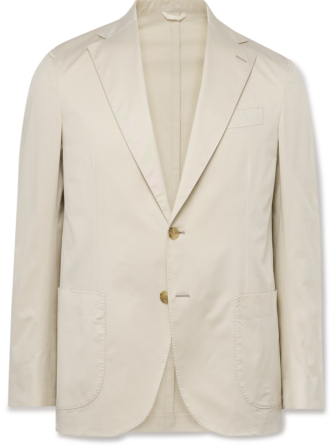 Slim-Fit Cotton-Blend Suit Jacket