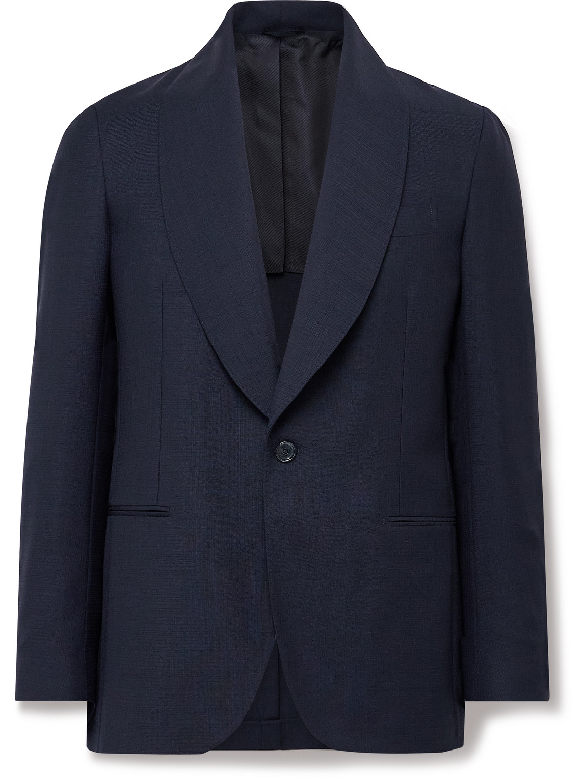 Slim-Fit Shawl-Collar Virgin Wool and Mohair-Blend Tuxedo Jacket