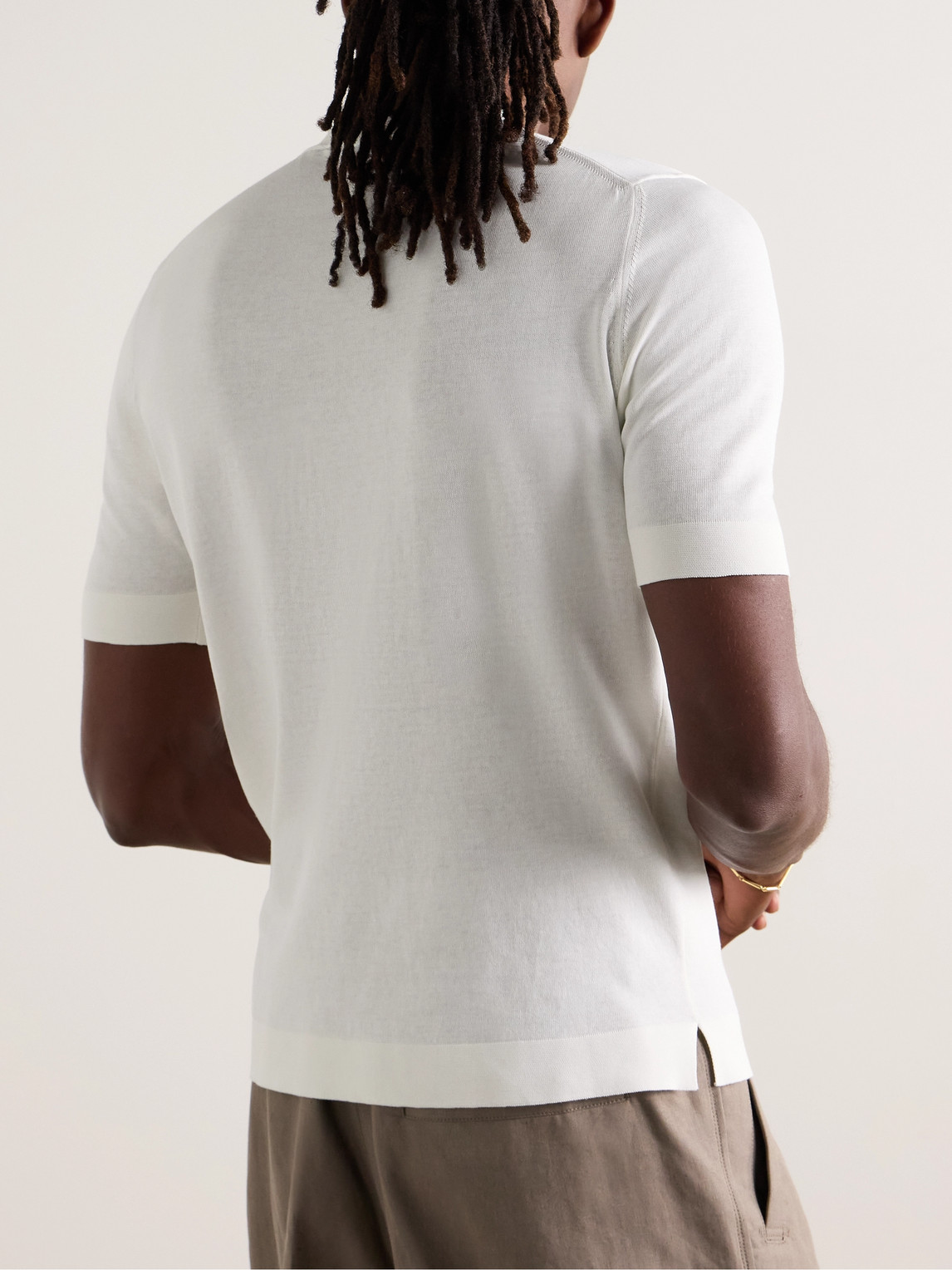 Shop De Petrillo Cotton T-shirt In White