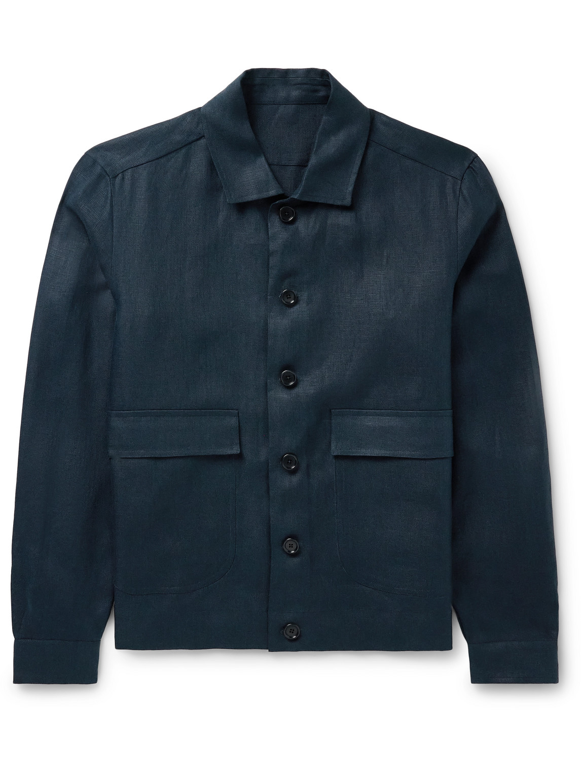 De Petrillo - Linen Jacket - Men - Blue - IT 50