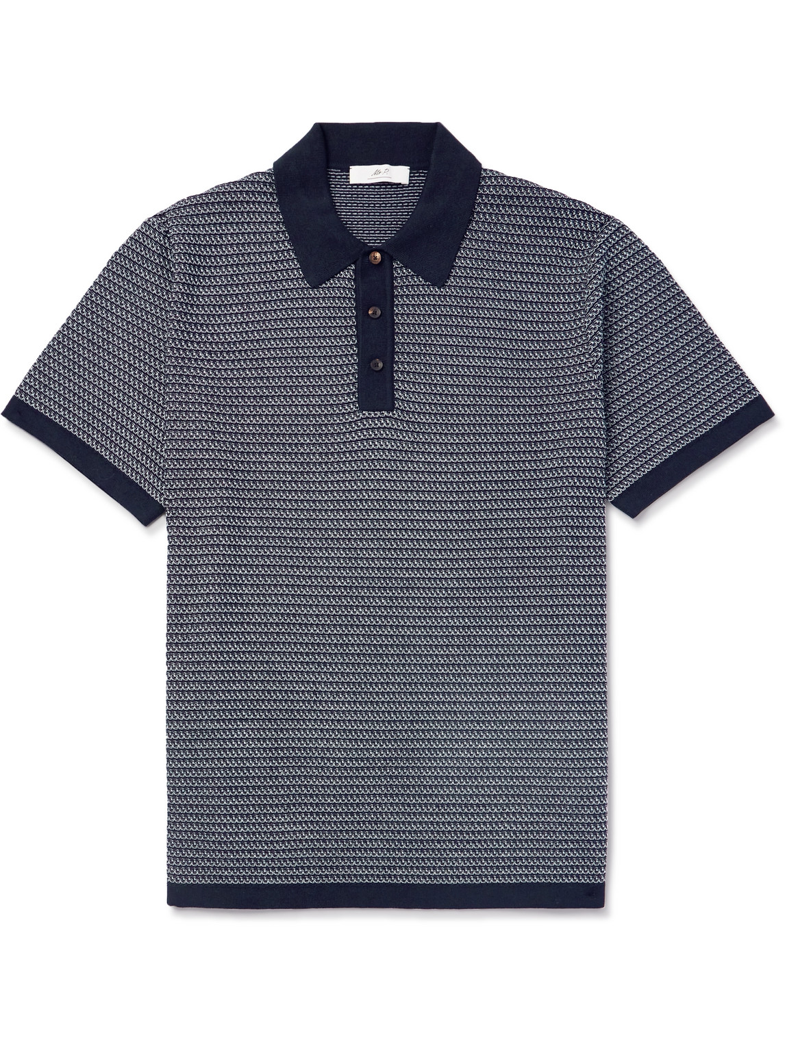 Cotton and Silk-Blend Polo Shirt