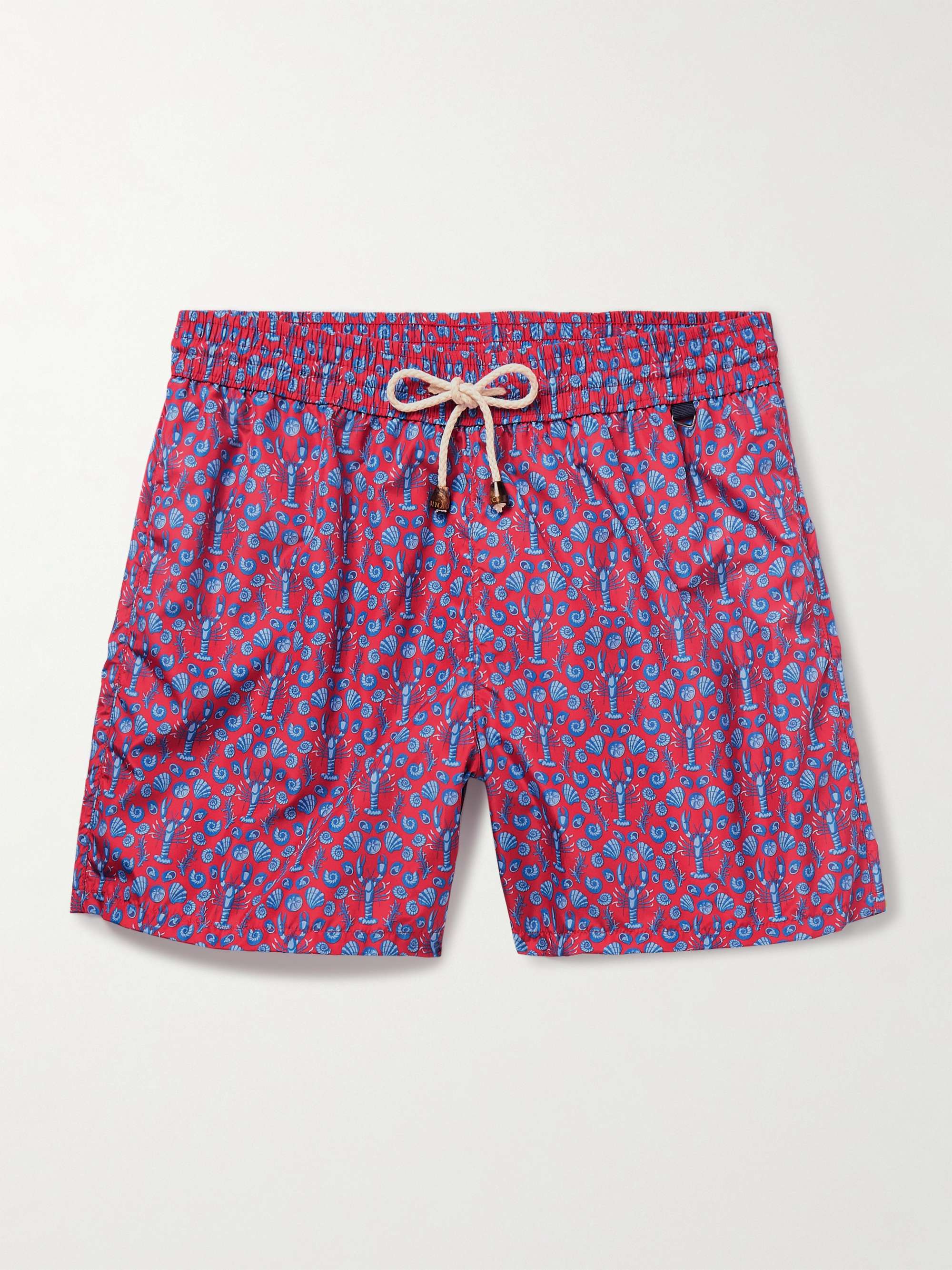 RUBINACCI Straight Leg Mid Length Printed Shell Swim Shorts for Men MR PORTER